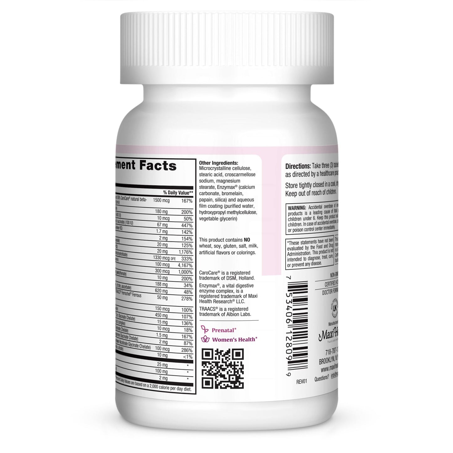 Maxi Health Maxi Prenatal 90 Tablets
