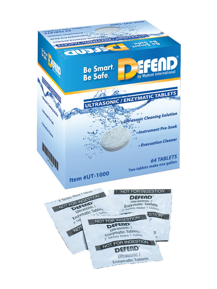 Defend DEF-UT1000 Ultrasonic Enzymatic Tablet, 64 Tablets