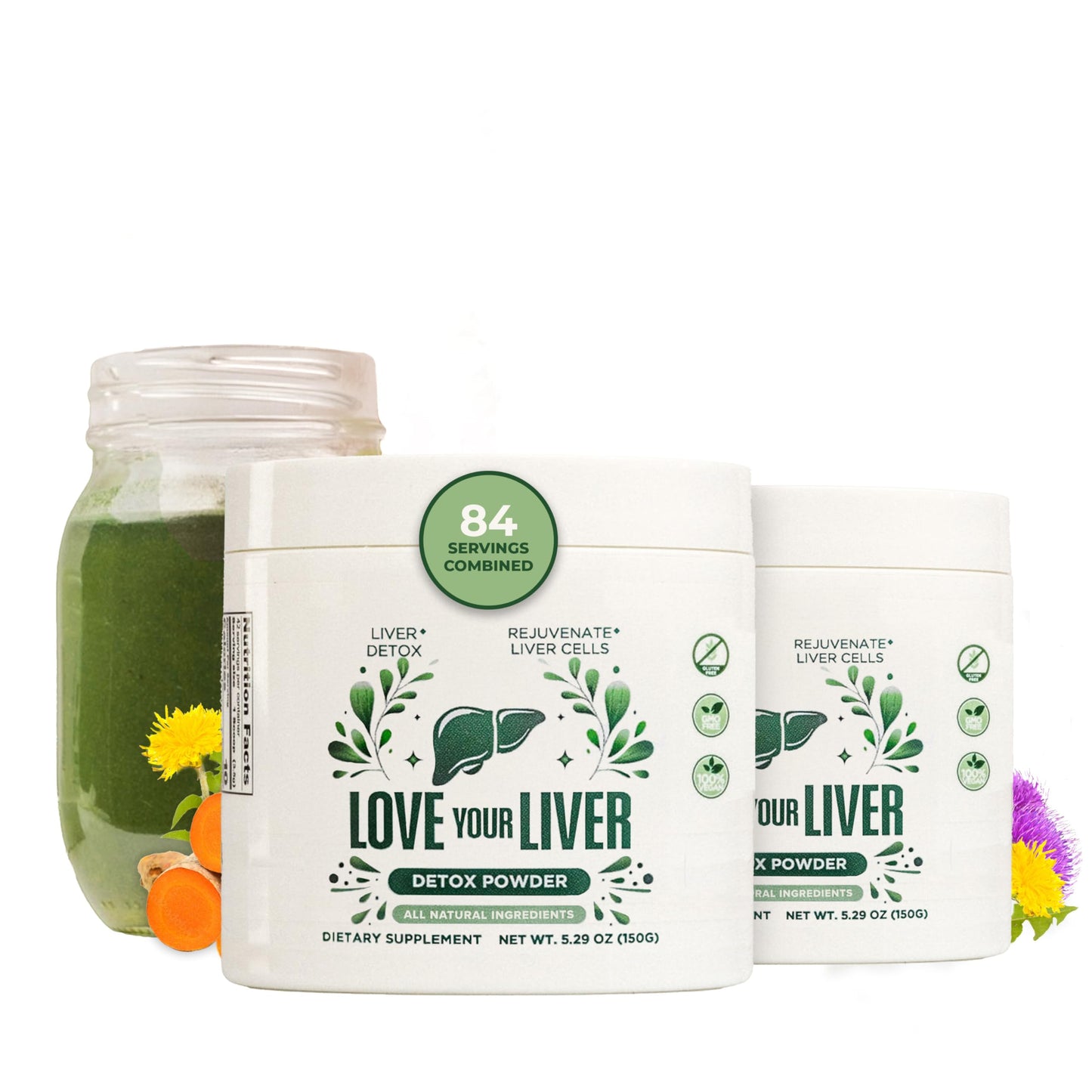 Love Your Liver Detox Cleanse Powder 10.58 oz (2-Pack)