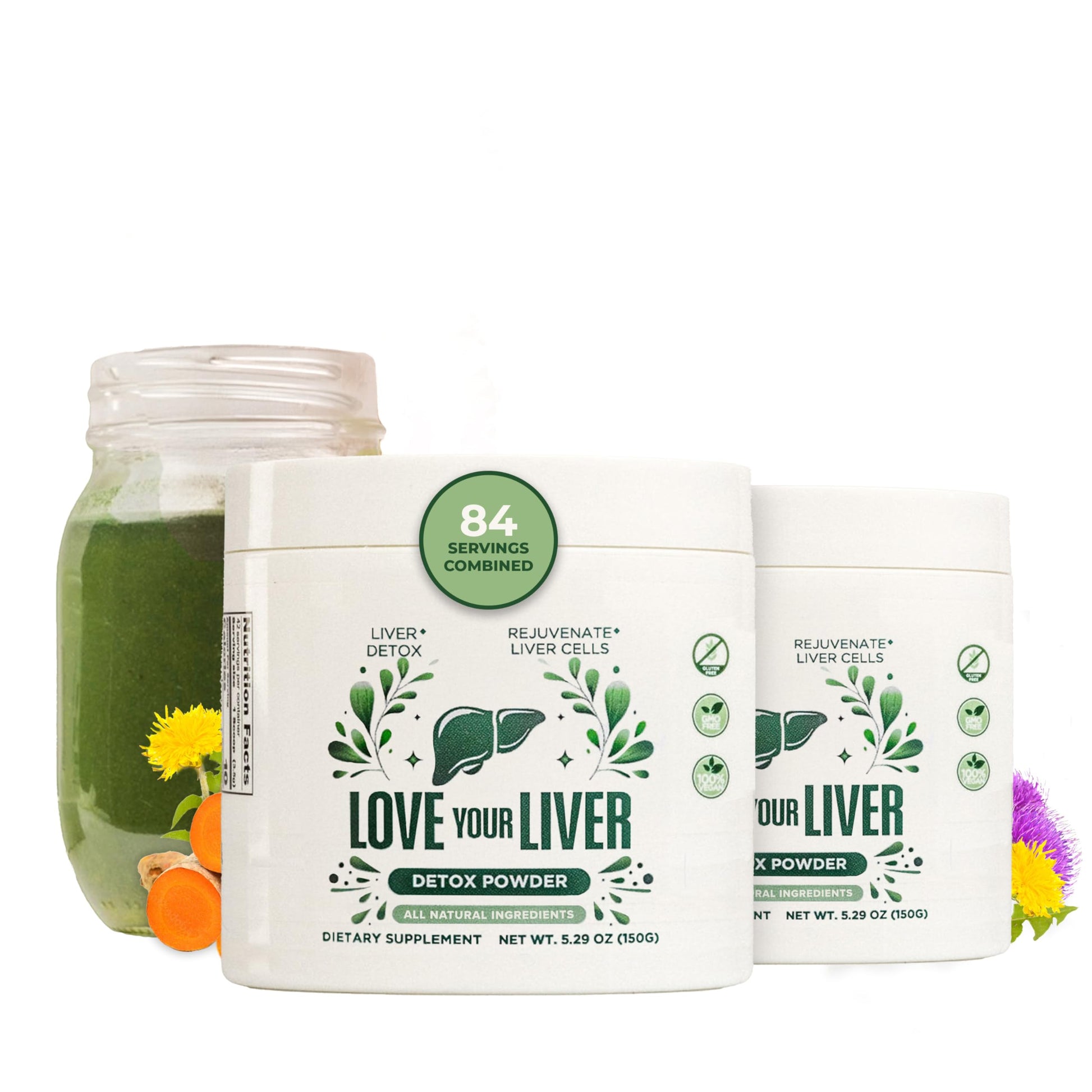 Love Your Liver Detox Cleanse Powder 10.58 oz (2-Pack)