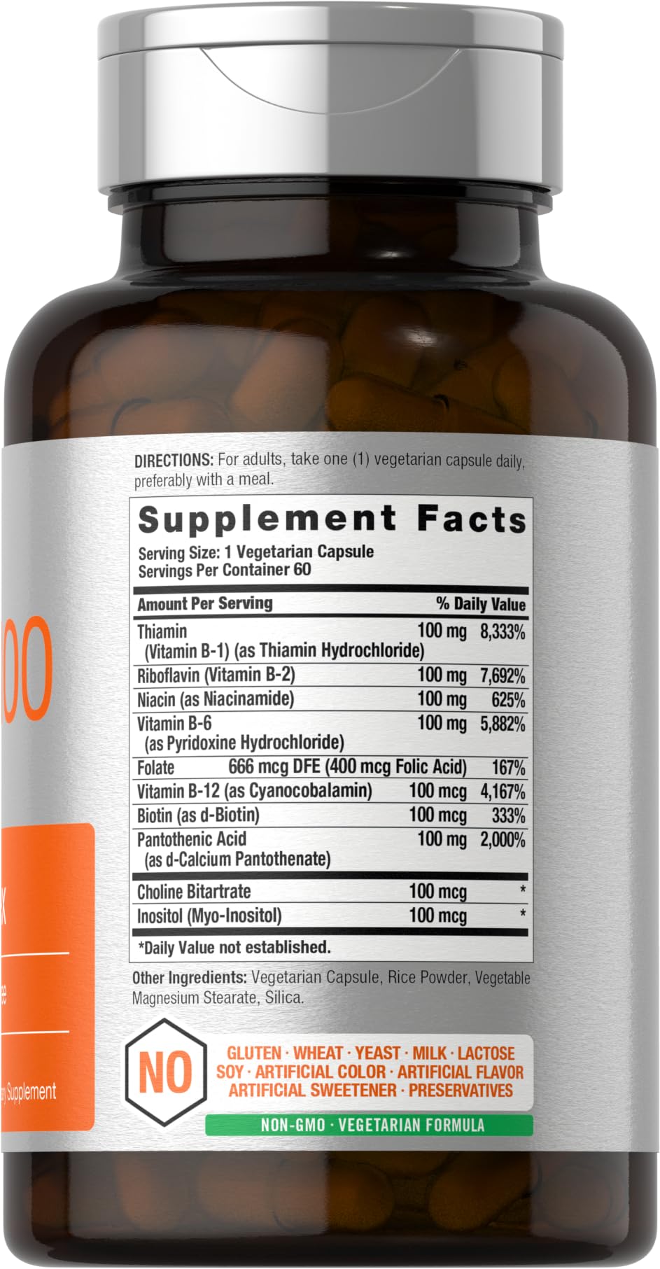 Horbäach B-100 Complex Vitamin 60 Capsules