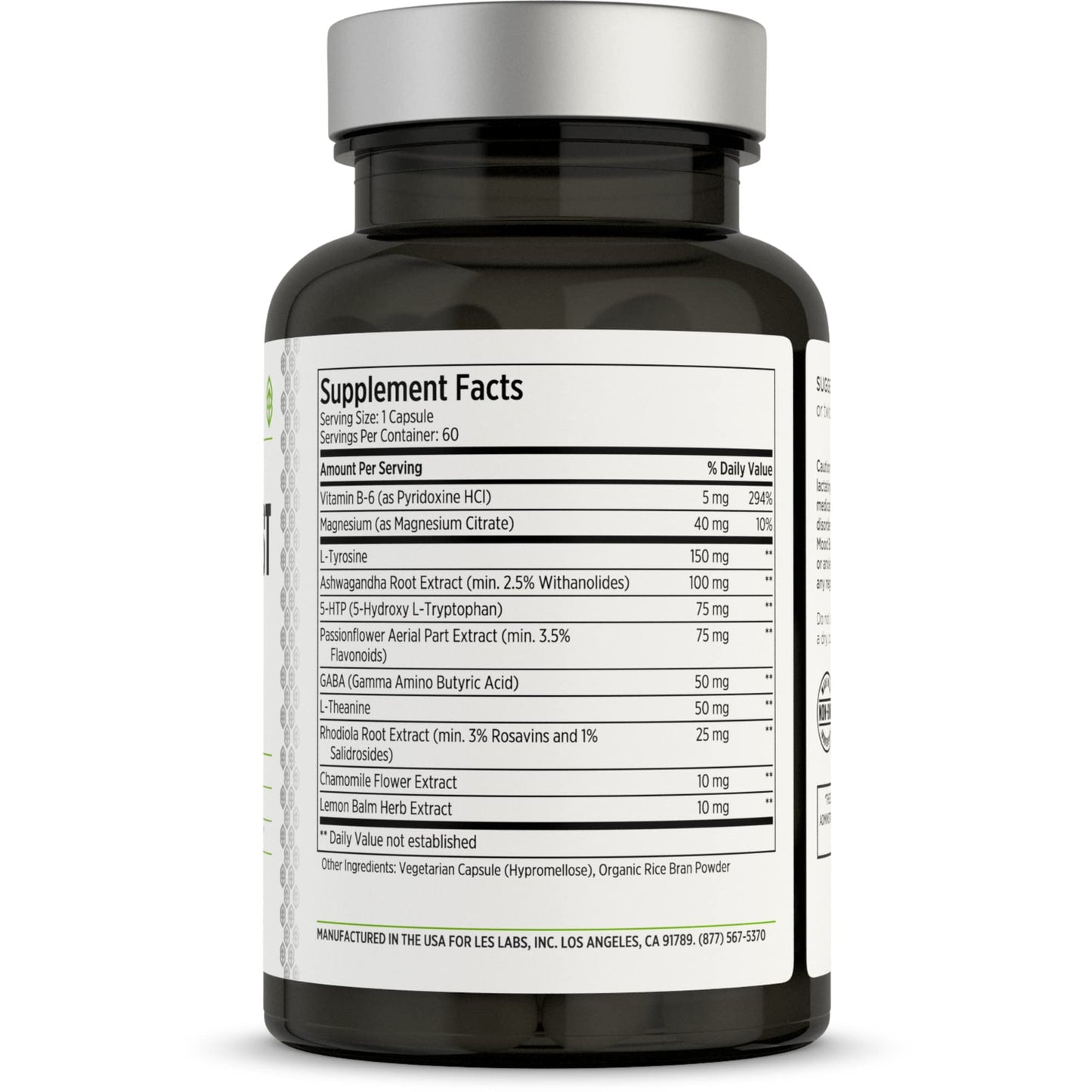 LES Labs Mood Boost Capsules, 60 Count
