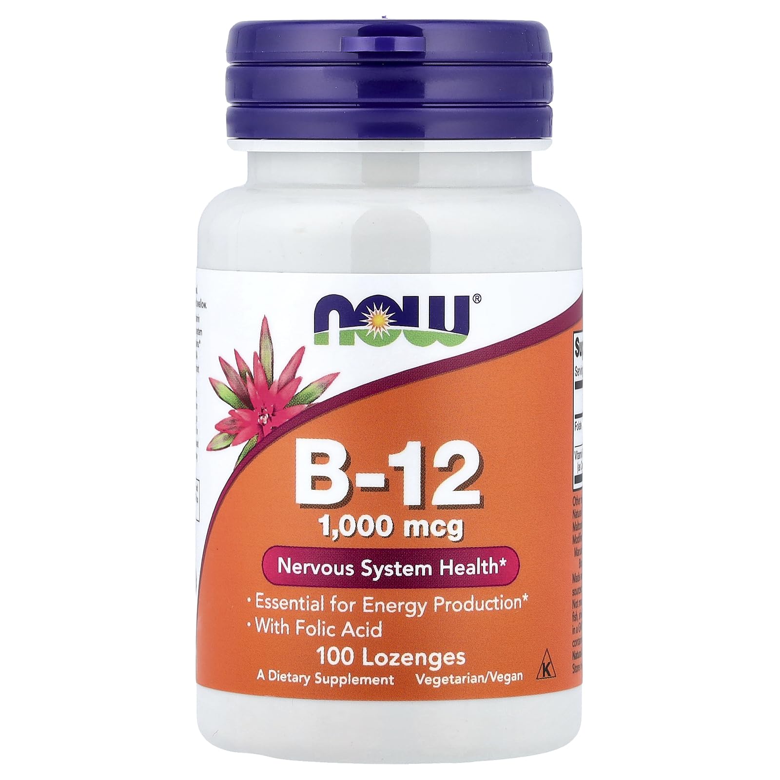 NOW Foods B-12 Lozenges 100 Count