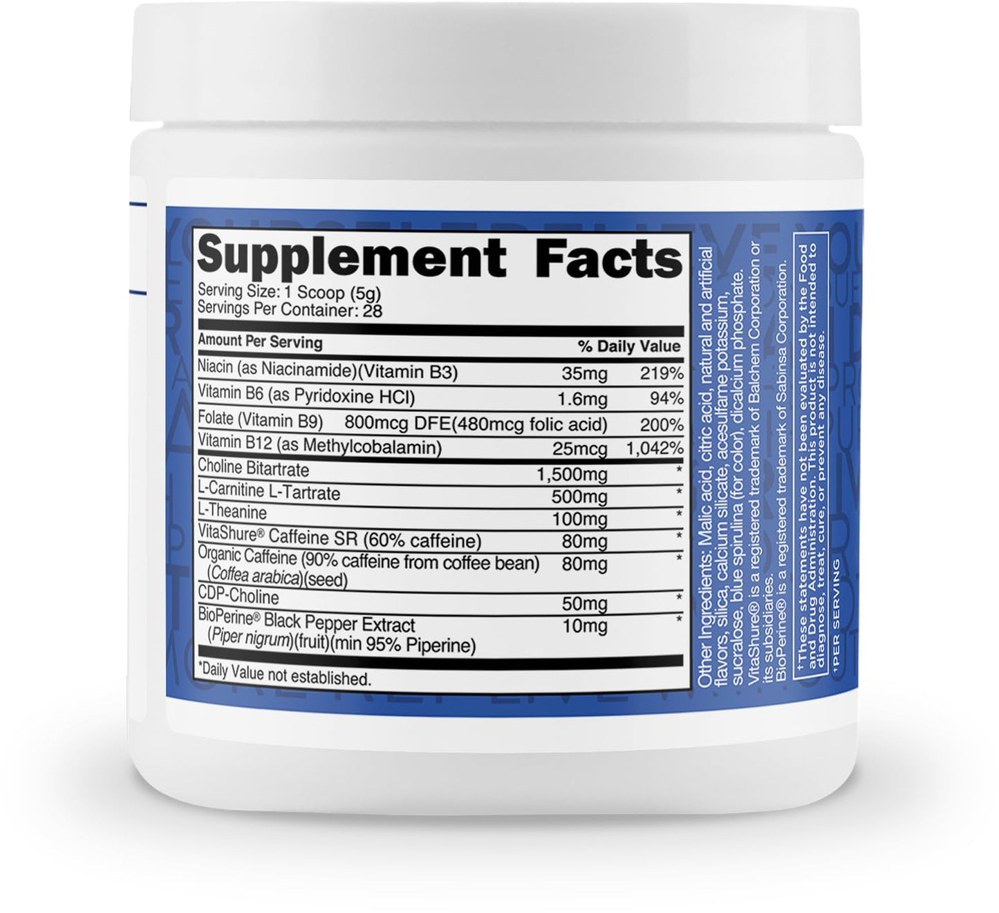 TransformHQ Energy & Focus Powder 4.9 Ounce