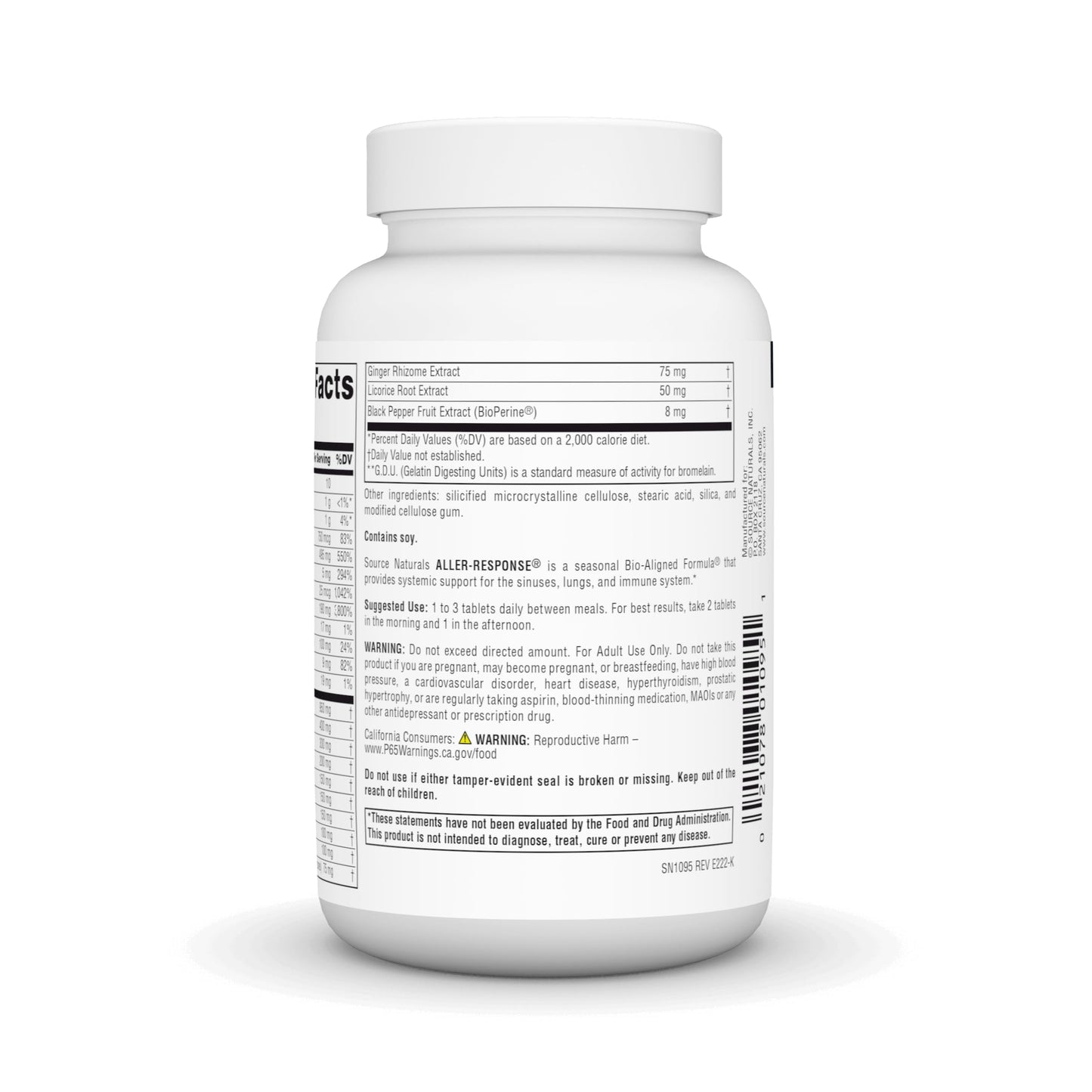 Source Naturals Aller-Response Seasonal Immune Support, 90 Tablets