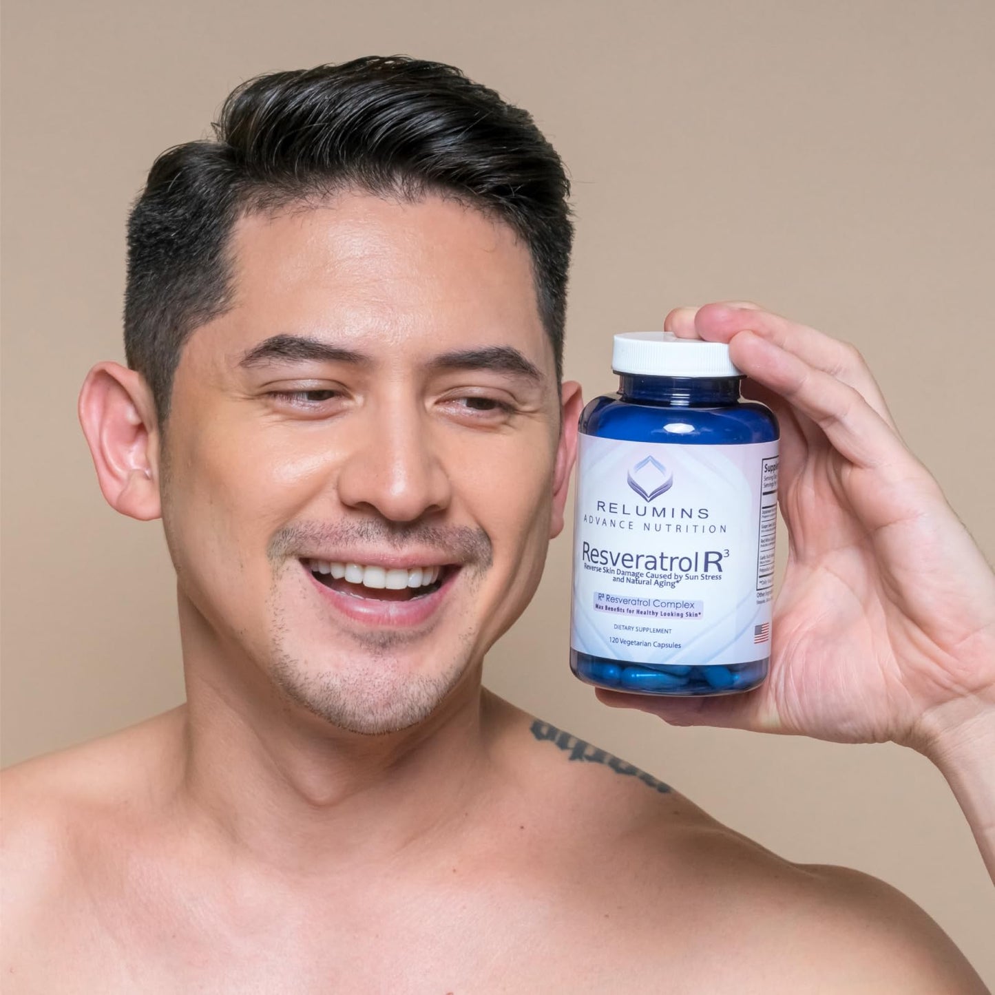 Relumins Resveratrol 600mg Capsule, 1 Bottle