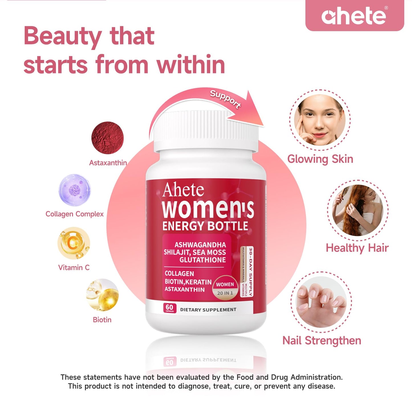 Ahete Multivitamin for Women 60 Capsules