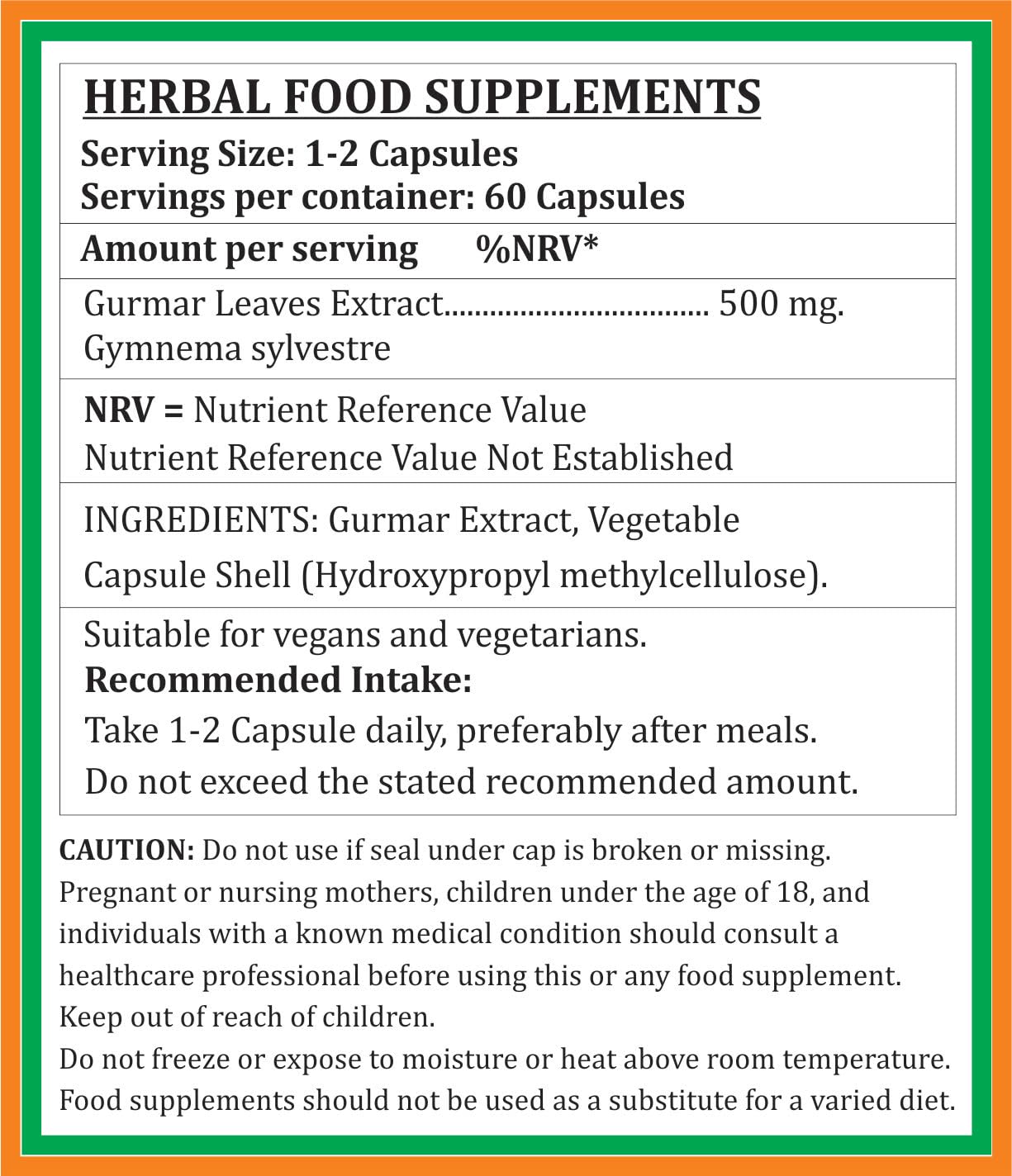 Generic Gurmar Capsule 120 Count