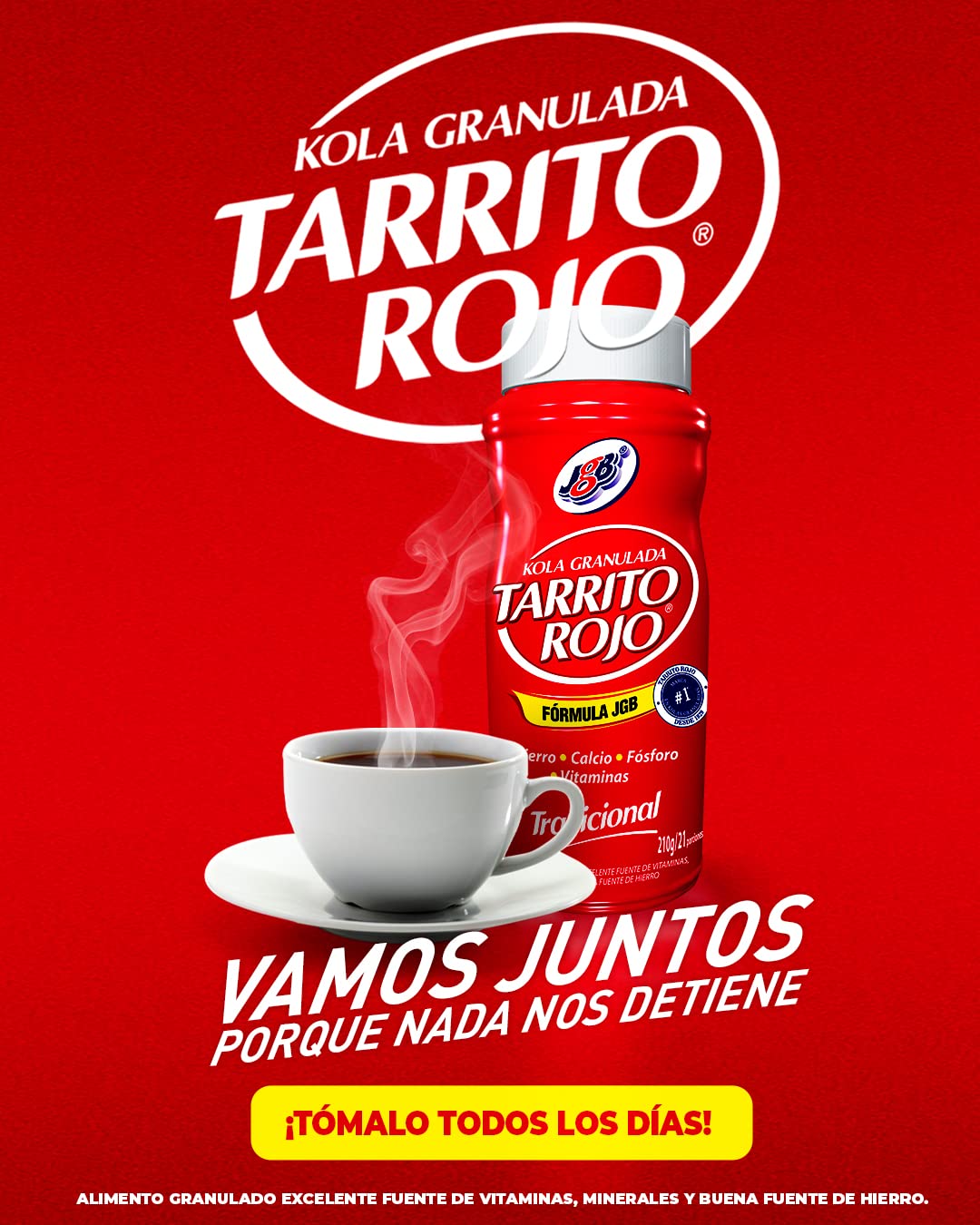Tarrito Rojo Traditional Kola Granulada Multivitamin Powder, 2 Pack