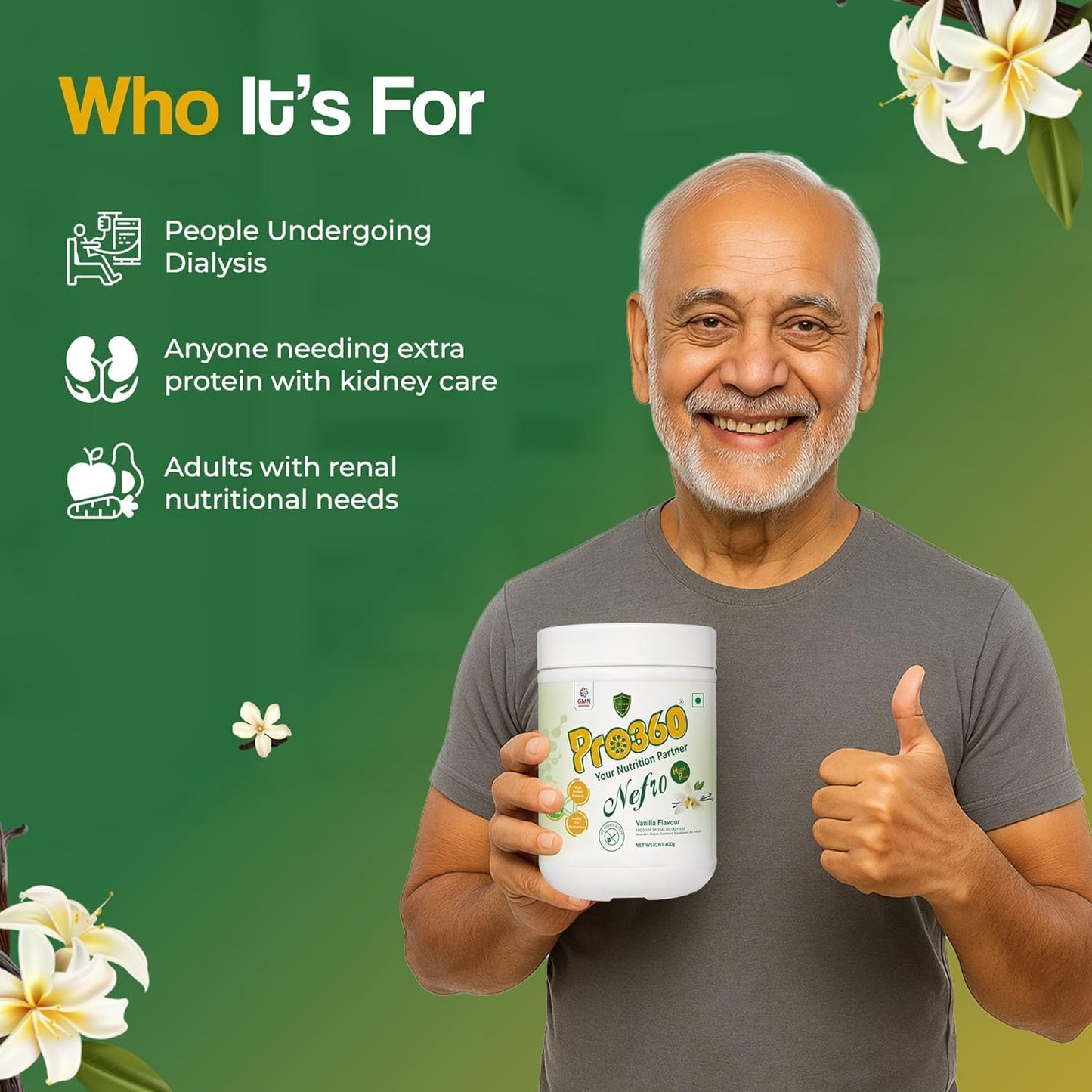 Generic Nefro HP Powder Vanilla Flavour, 1 oz