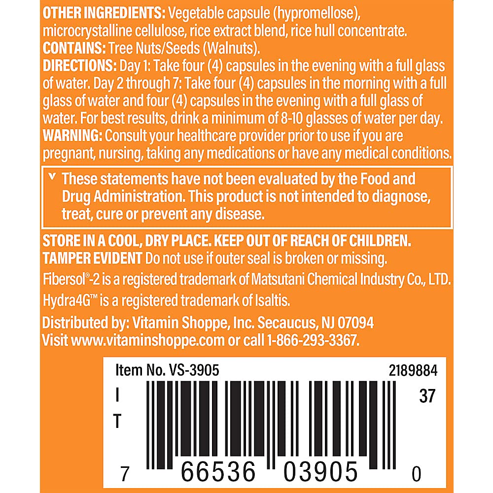The Vitamin Shoppe Women's 7-Day Cleanse - Detox Formula with Probiotics & Electrolytes, 52 Capsules