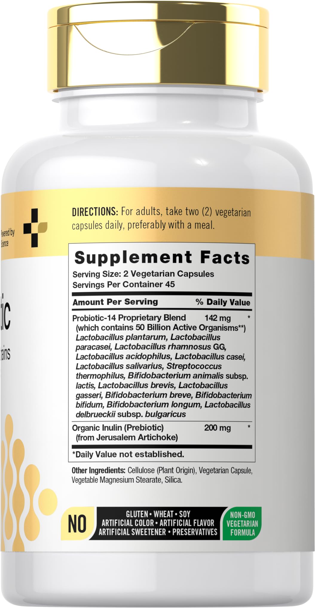 Doctor's Way Probiotic Supplement Capsule 90 Count