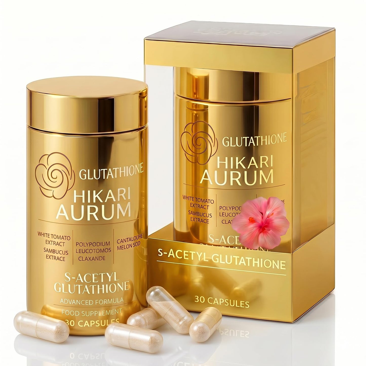 Hikari Aurum Glutathione Capsule, 30 Capsules