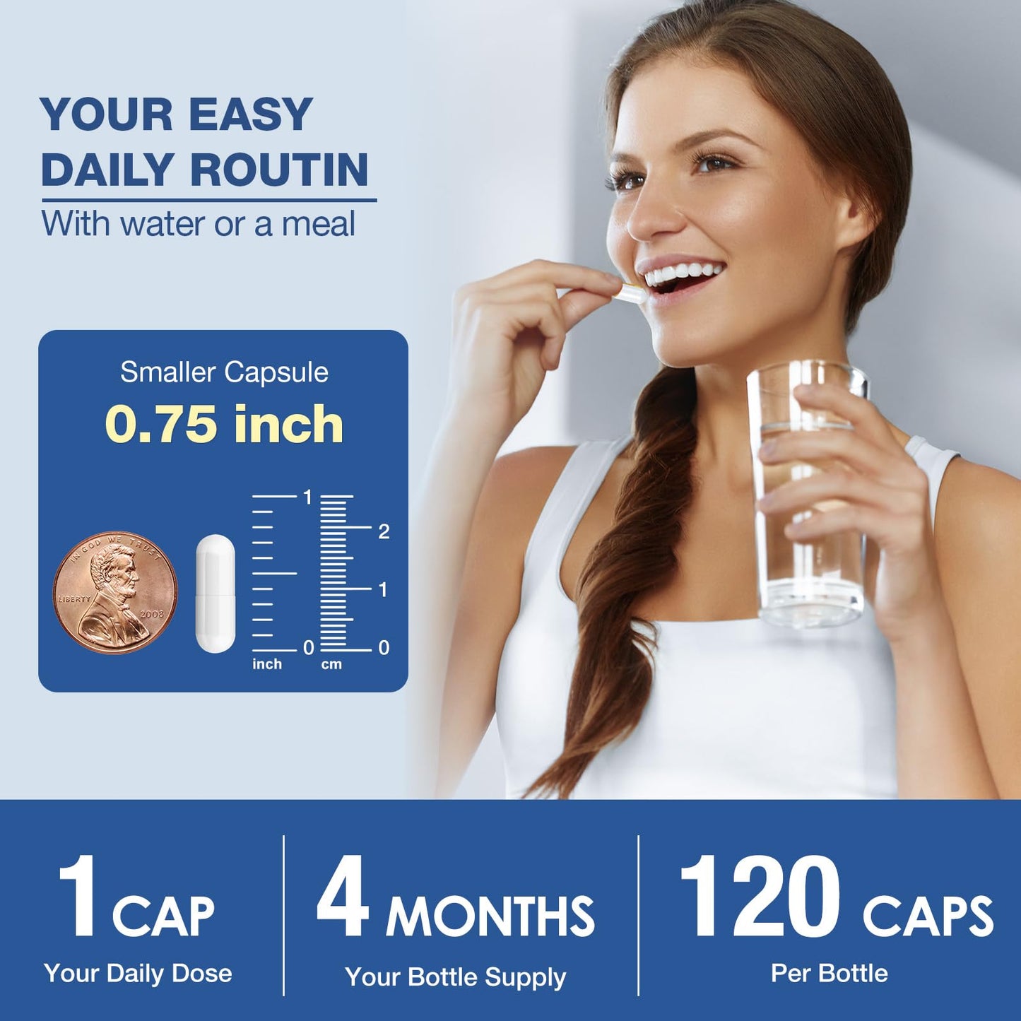 ZEBORA Magnesium Citrate 500mg Capsules, 120 Capsules