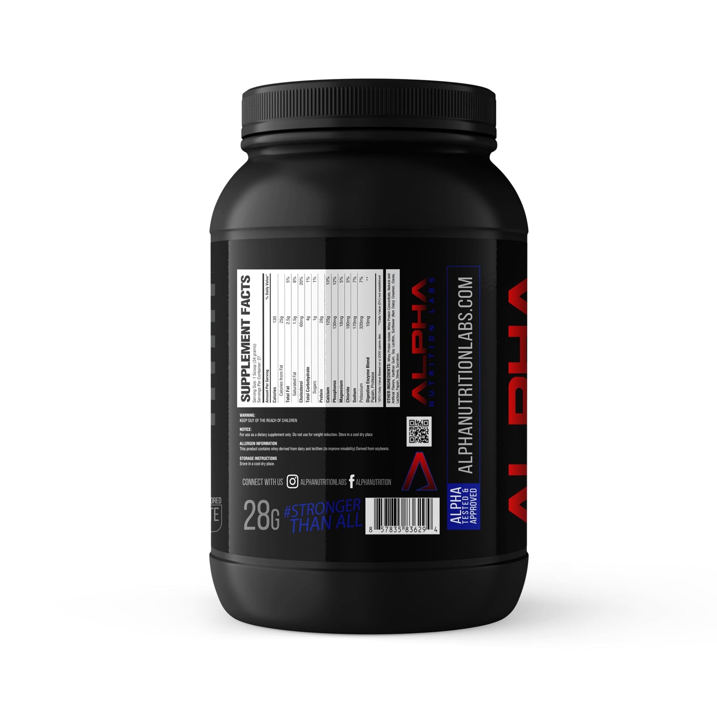 Alpha Nutrition Labs Whey Isolate Protein Powder 32