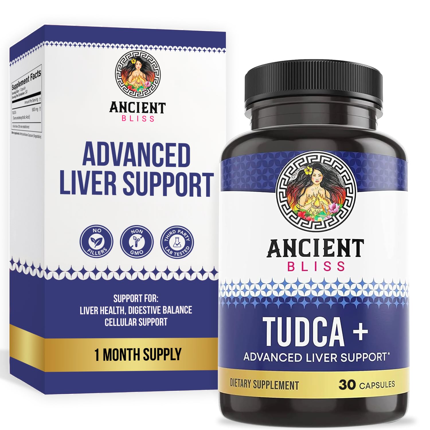 Ancient Bliss Tudca 500mg Capsule, 30 Capsules