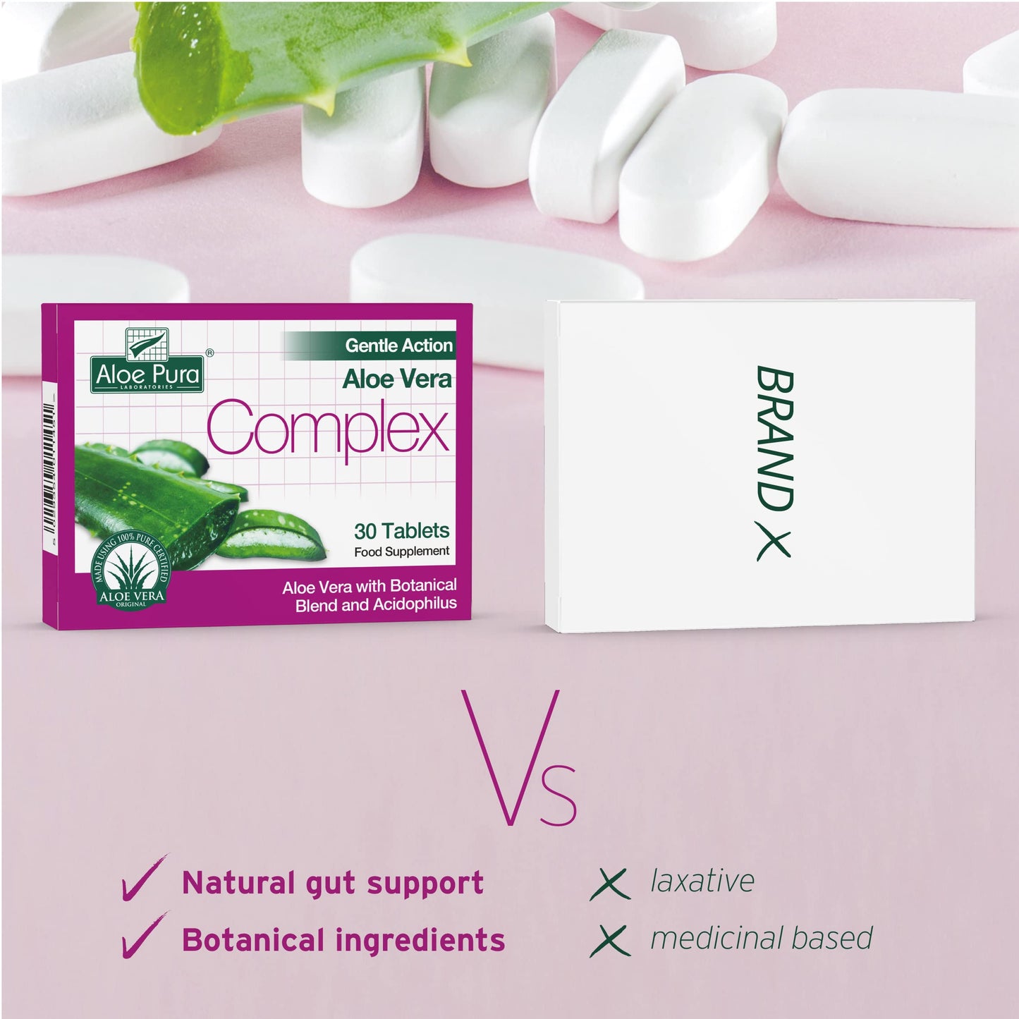 Aloe Pura Colax 30 Tablets