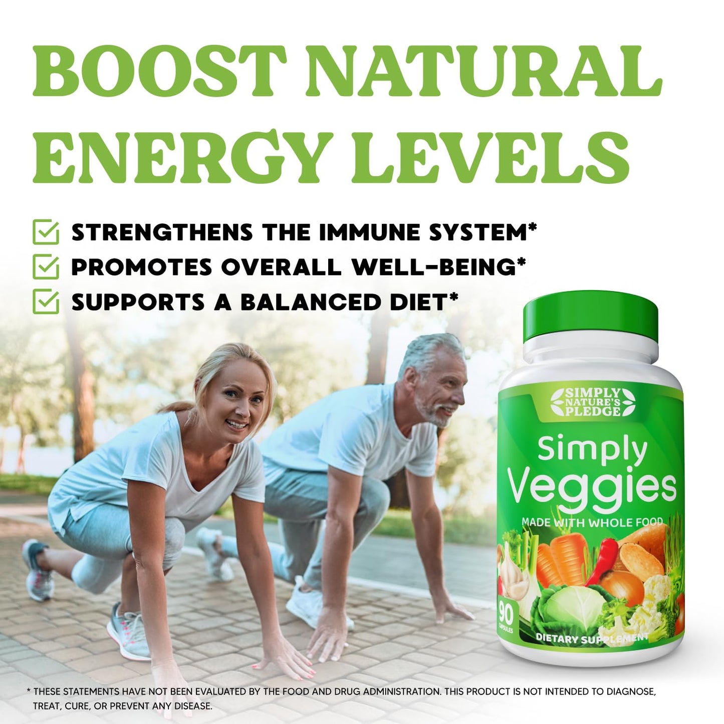 Simply Nature's Pledge Aloe Vera Herbal Supplements 270 Capsules