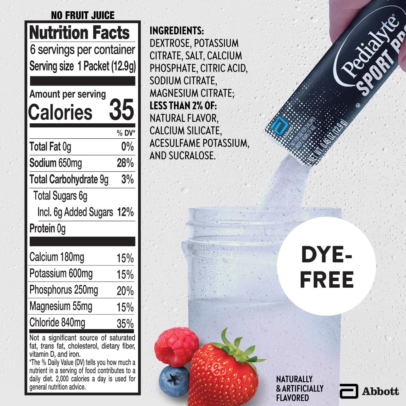 Pedialyte Sport Pro Electrolyte Powder 36 Packets