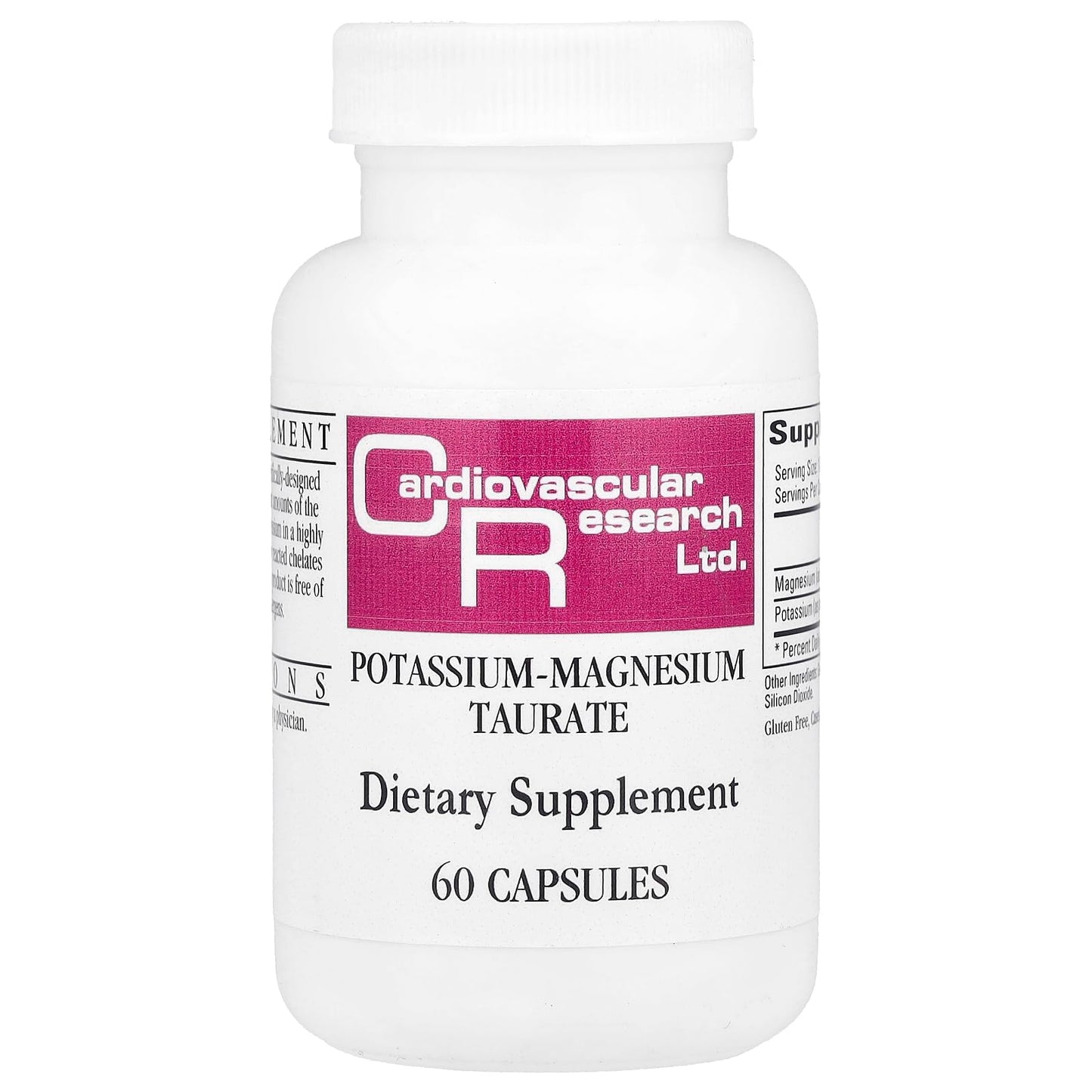 Cardiovascular Research Magnesium-Potassium Taurate 60 Capsules