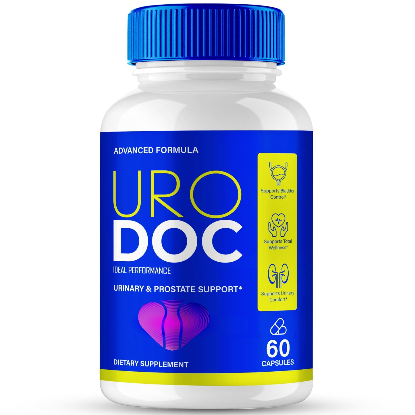 IDEAL PERFORMANCE Uro Doc Prostate Health Supplements for Men 60 Capsules