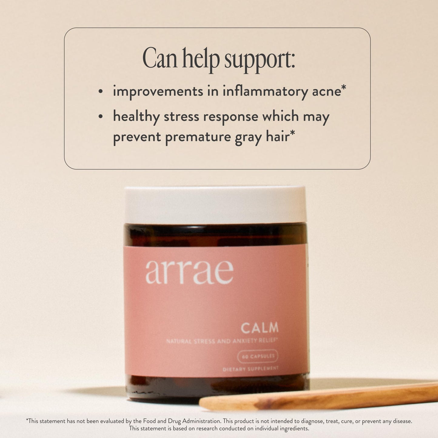 Arrae Calm Cortisol Manager Capsules 60 Count