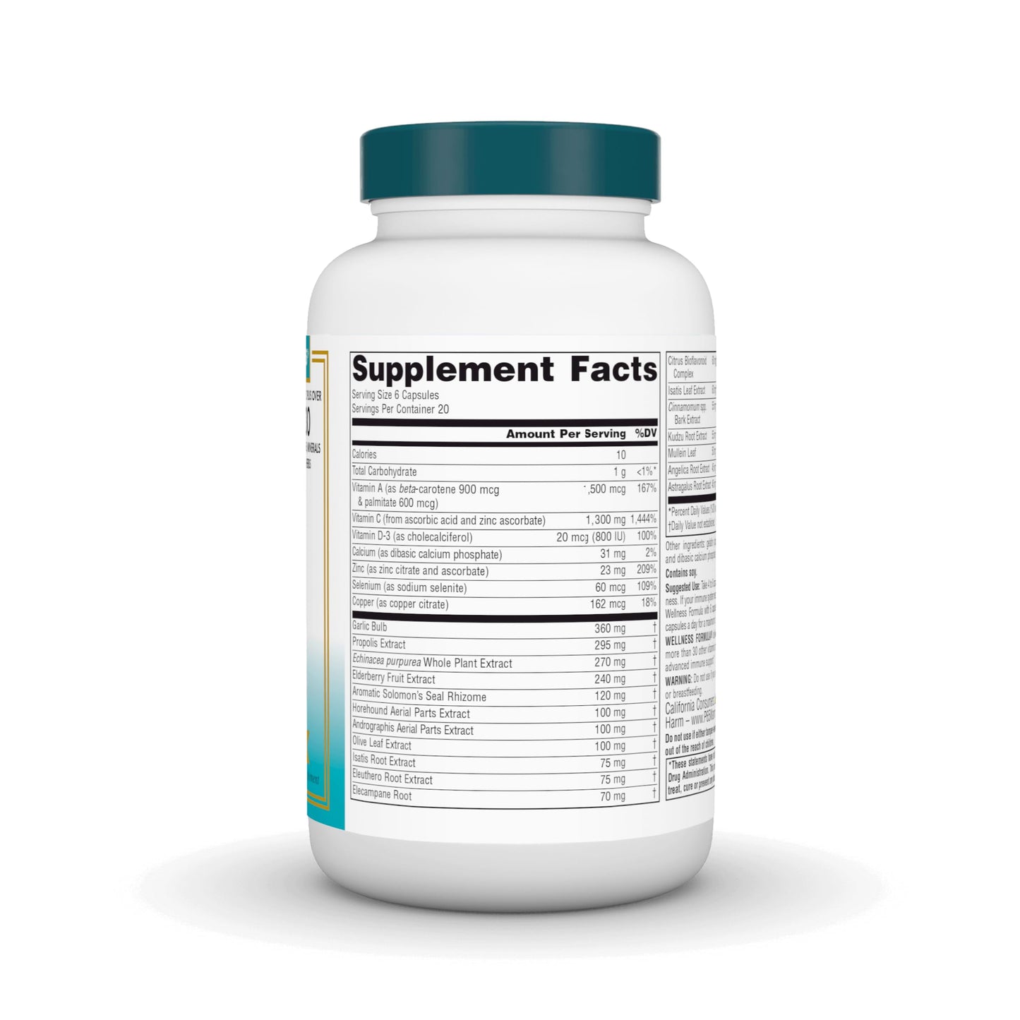 Source Naturals Wellness Formula Advanced Immune Support Capsules, 120 Count