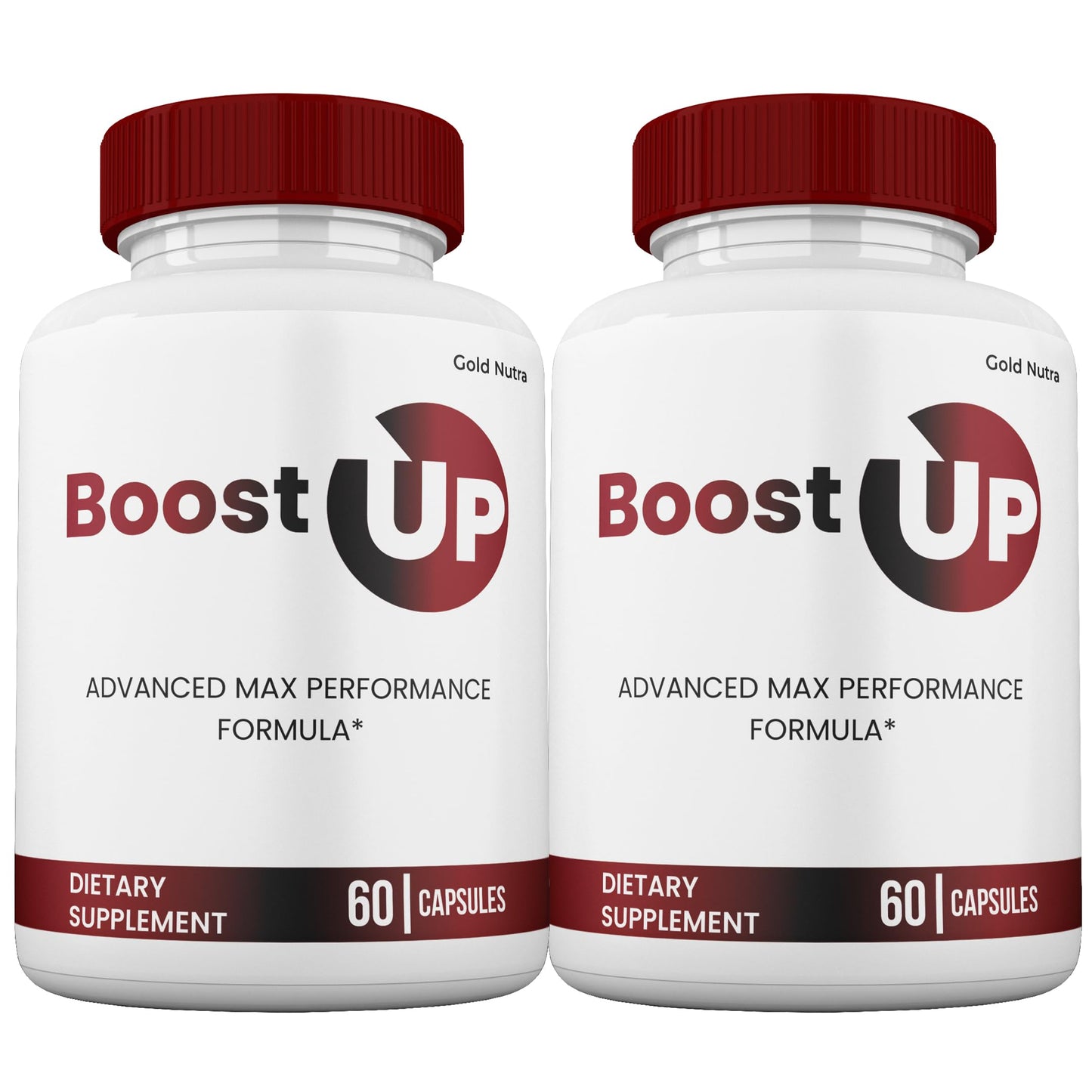 Gold Nutra Boost Up Capsules, Maximum Strength All Natural Supplement, 2 Pack, 60 Capsules per Bottle