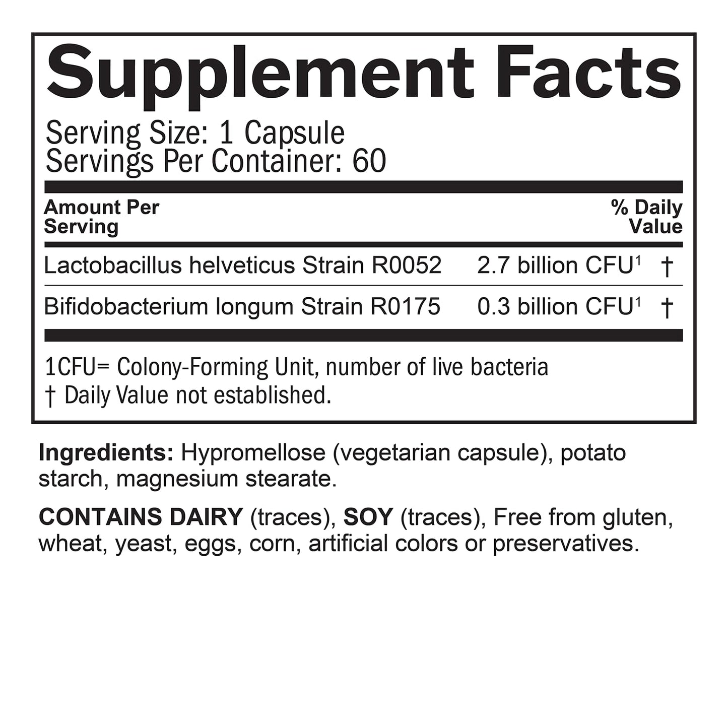 BRAINMD Dr Amen ProBRAINbiotics Capsules, 60 Count