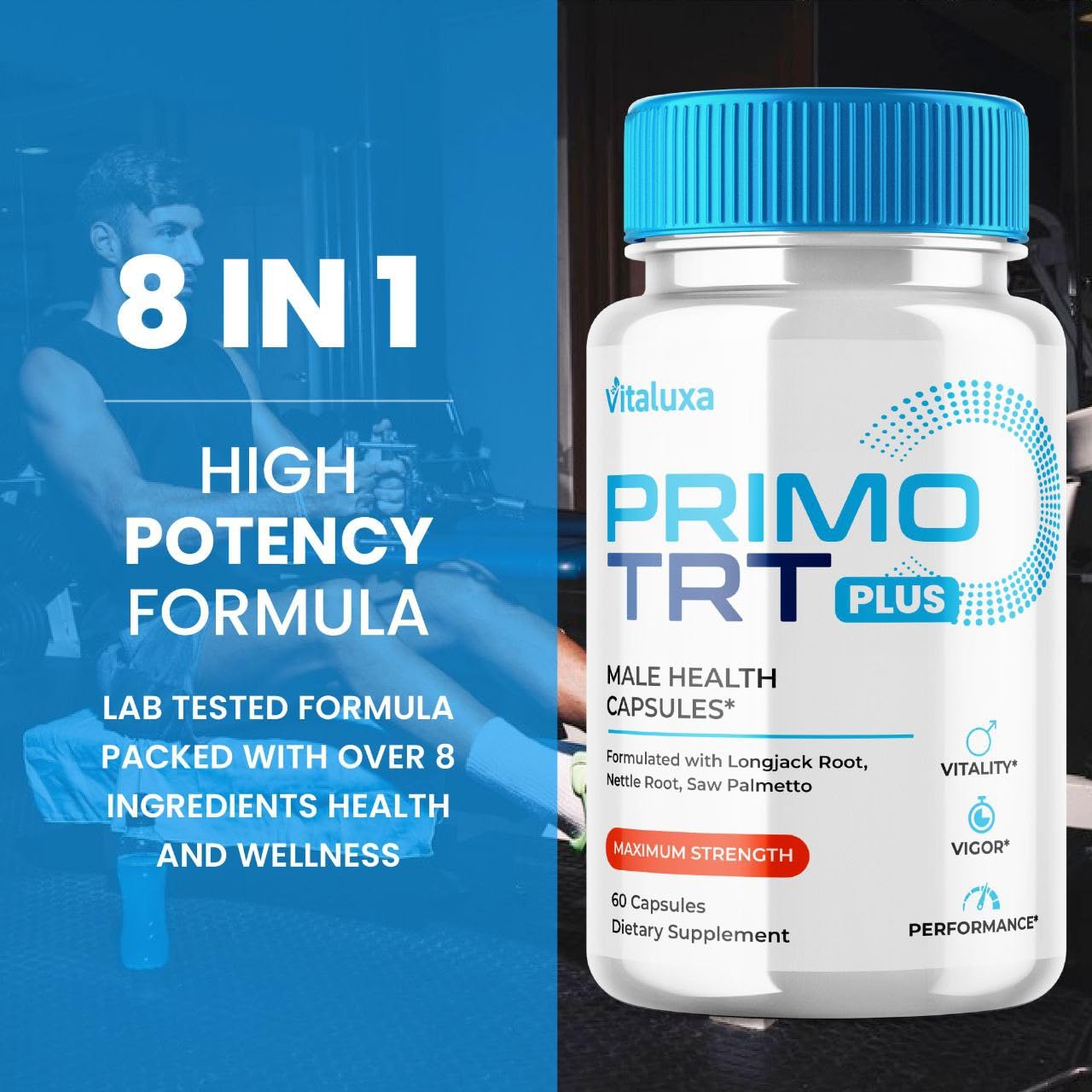 Vitaluxa PrimoTRT Capsules 60 Count