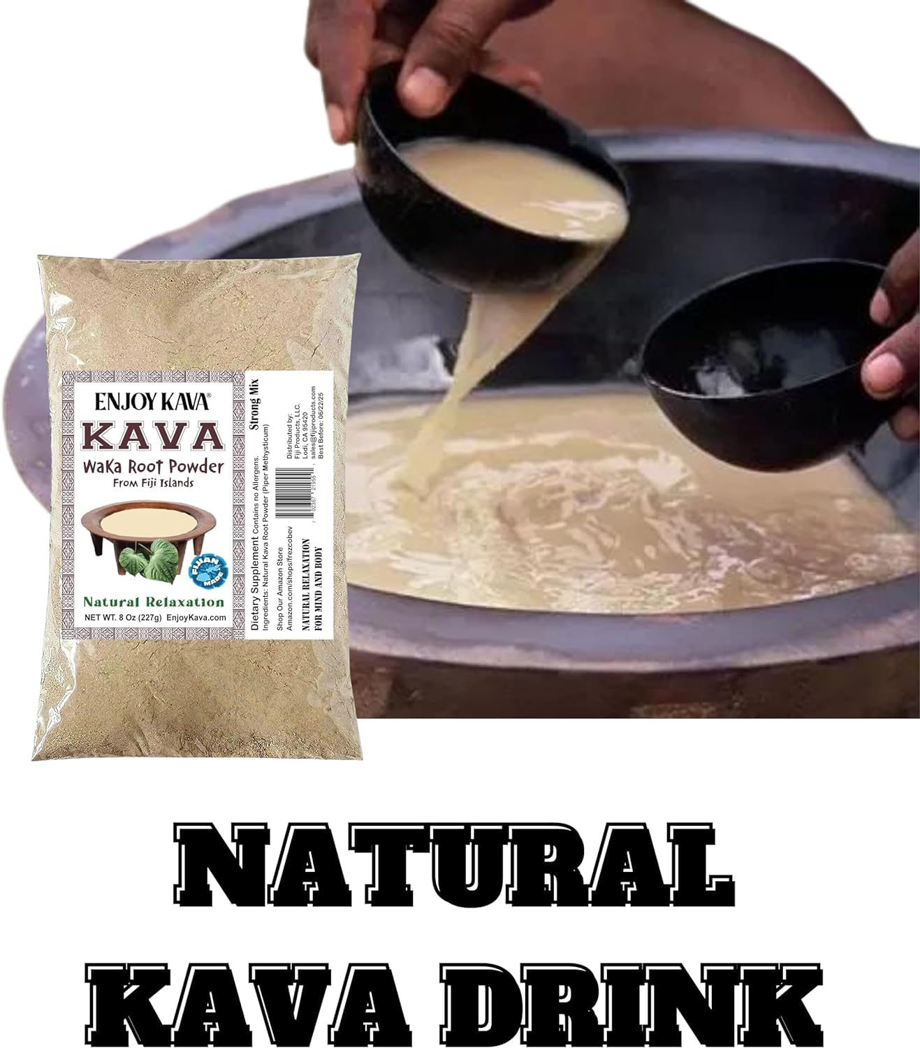 FIJIAN MADE Enjoy Kava KAVA Powder, 1