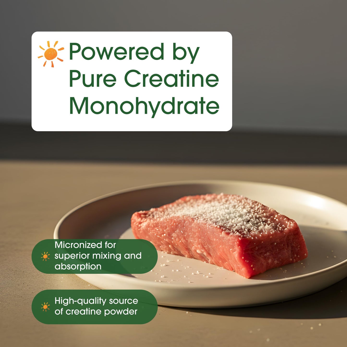 NatureBell Micronized Creatine Monohydrate Powder 5000mg Creatine, Unflavored, Easy-to-Mix, Pre & Post Workout Support, Vegan, Keto Friendly, 1.1 Pound
