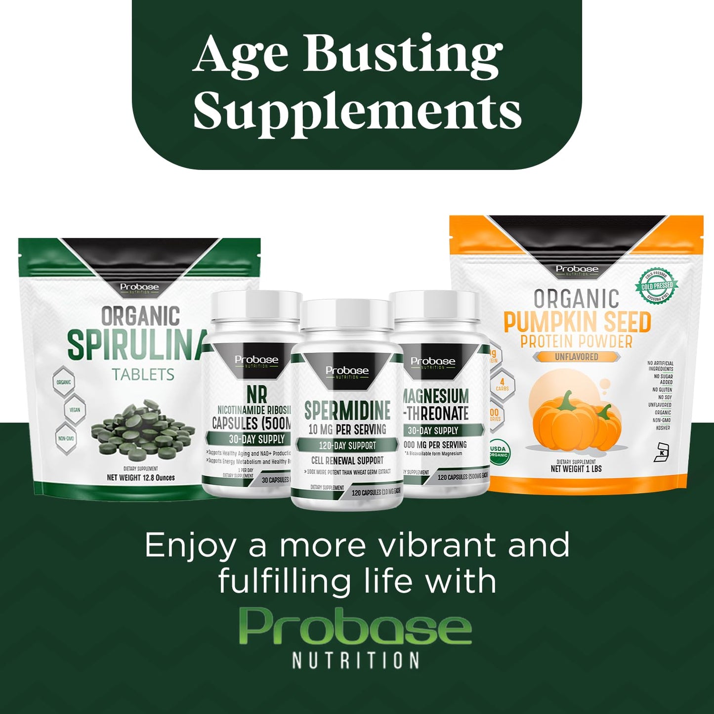 Probase Nutrition Spermidine Capsule 120 Capsules