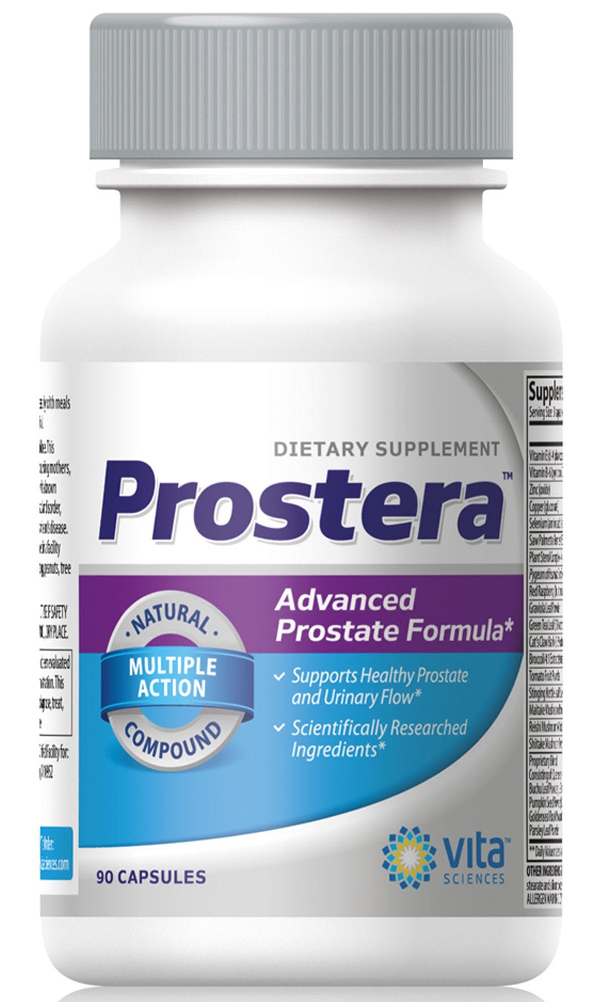 Vita Sciences Prostate Supplement with Saw Palmetto Capsules, 90 Count