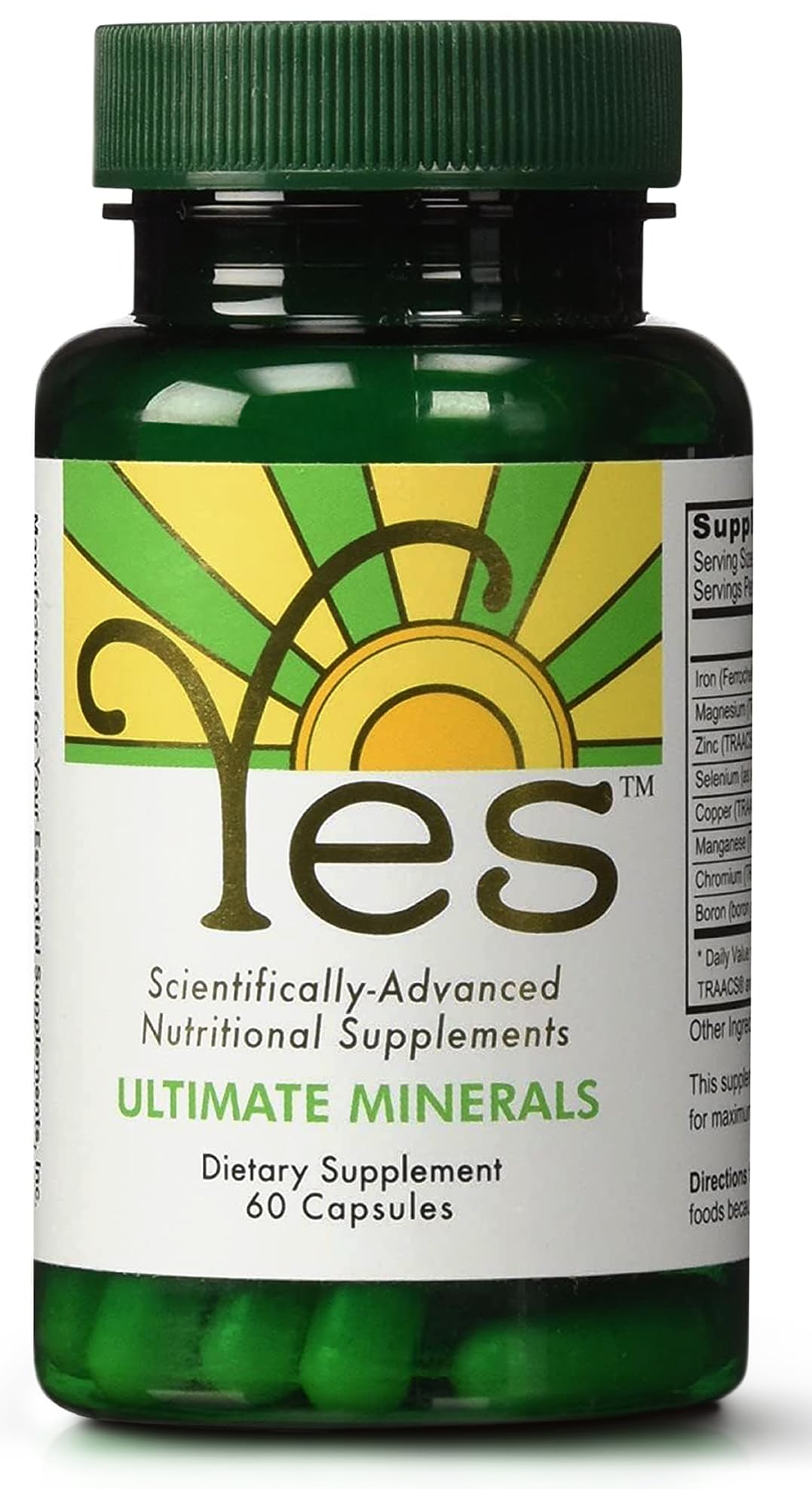 ULTIMATE EFAs Chelated Magnesium & Zinc Multimineral (TRAACS) Capsules, 60 Count