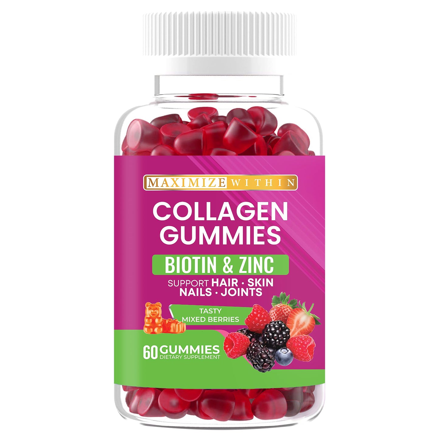 Maximize Within Collagen Vegan Gummies, Gummy, 60 Count