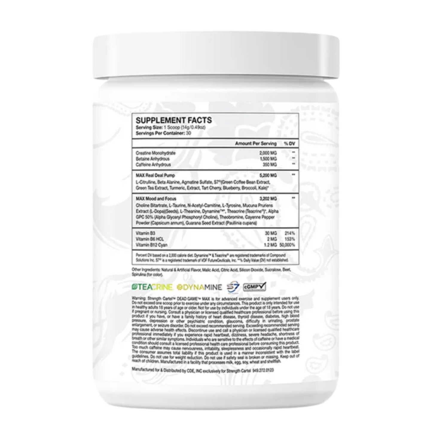 STRENGTH CARTEL Deadgame v2.0 Watermelon Lemonade Powder 14.8151
