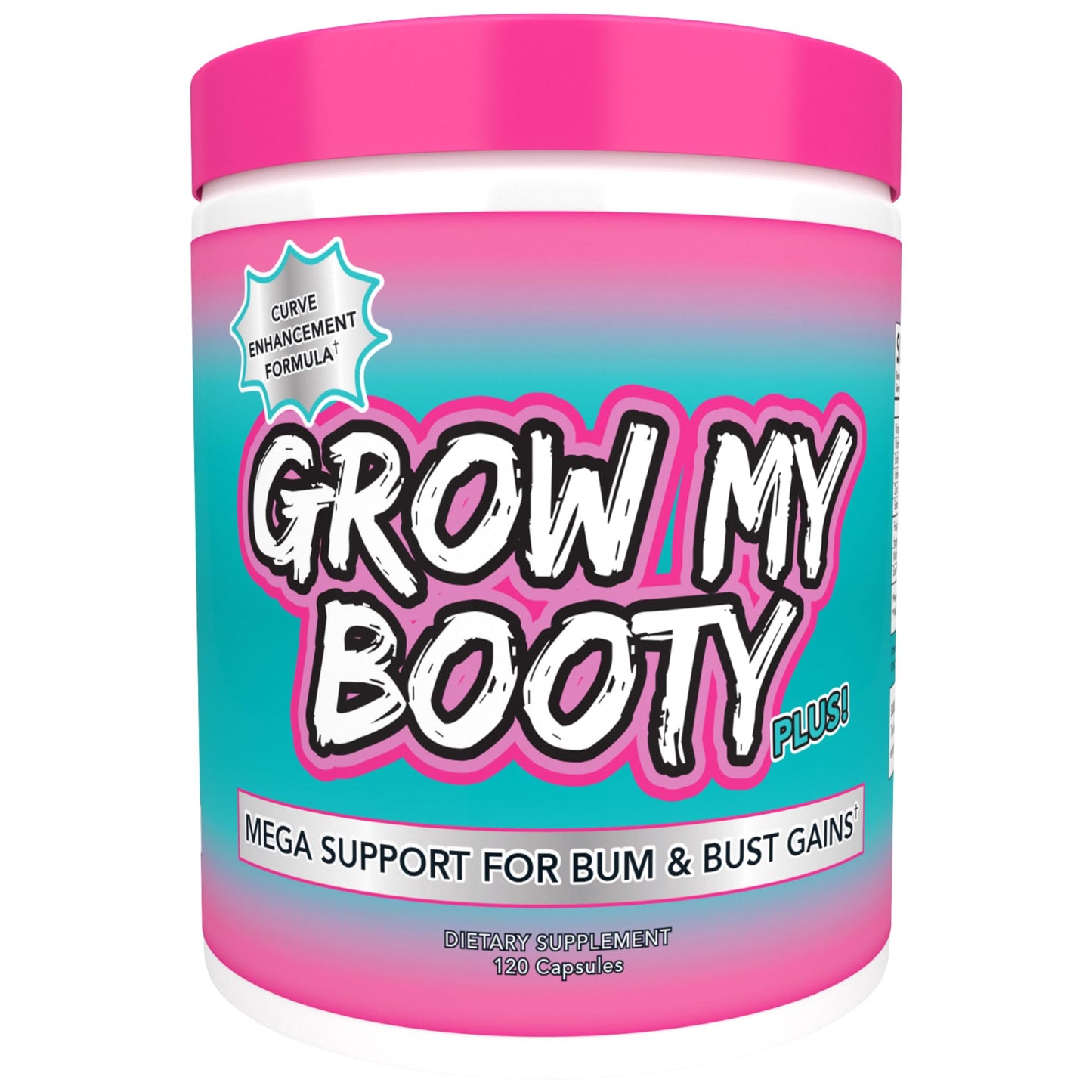 SPAZMATIC Grow My Booty Plus Butt Enhancement Capsule 120 Count