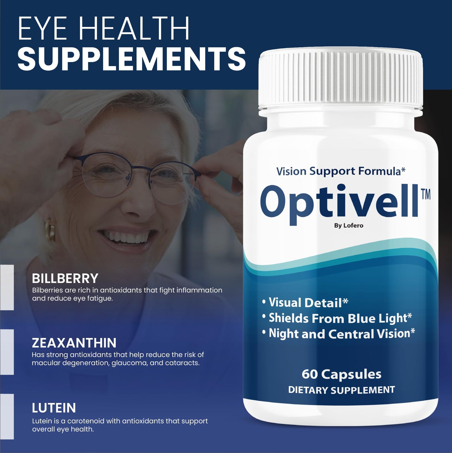 Lofero Optivell Eye Capsules Capsule, 300 ct