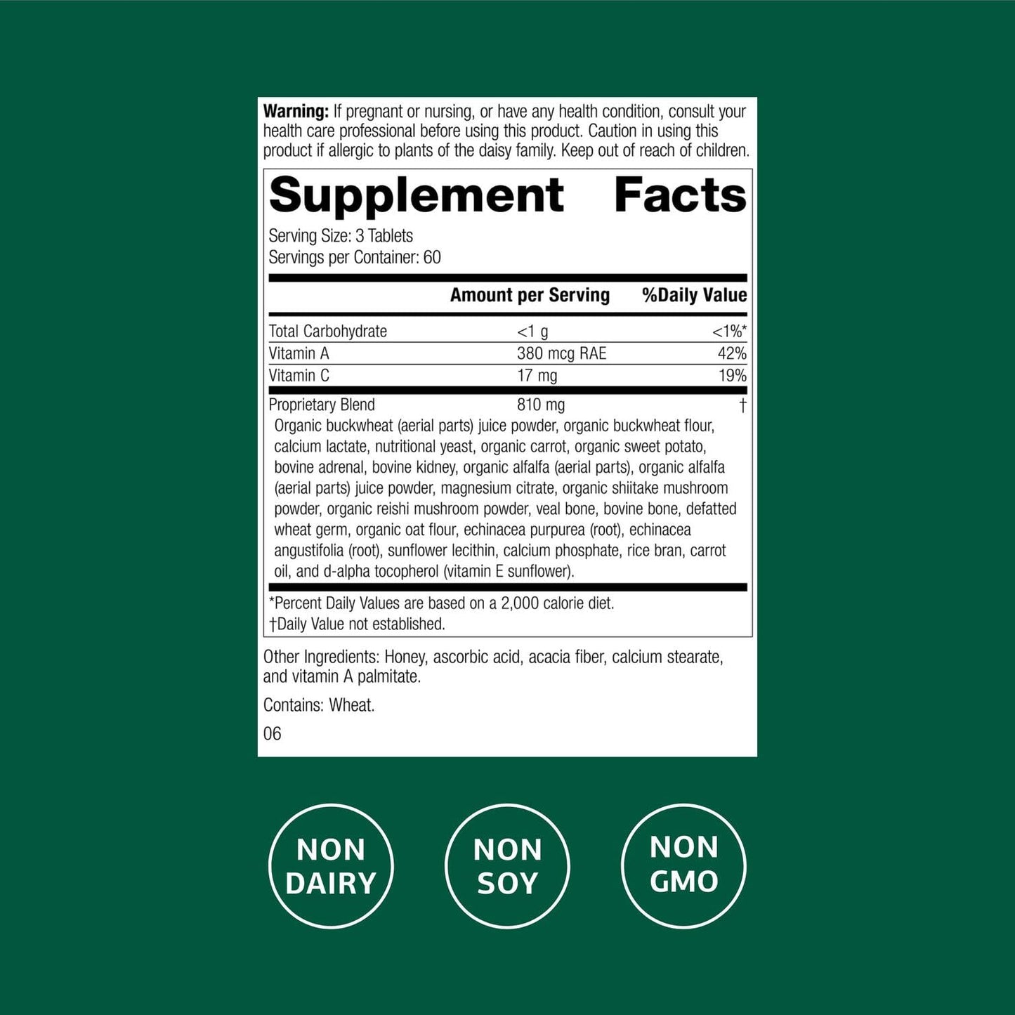 Standard Process Cataplex A-C-P Powder, 180 Count