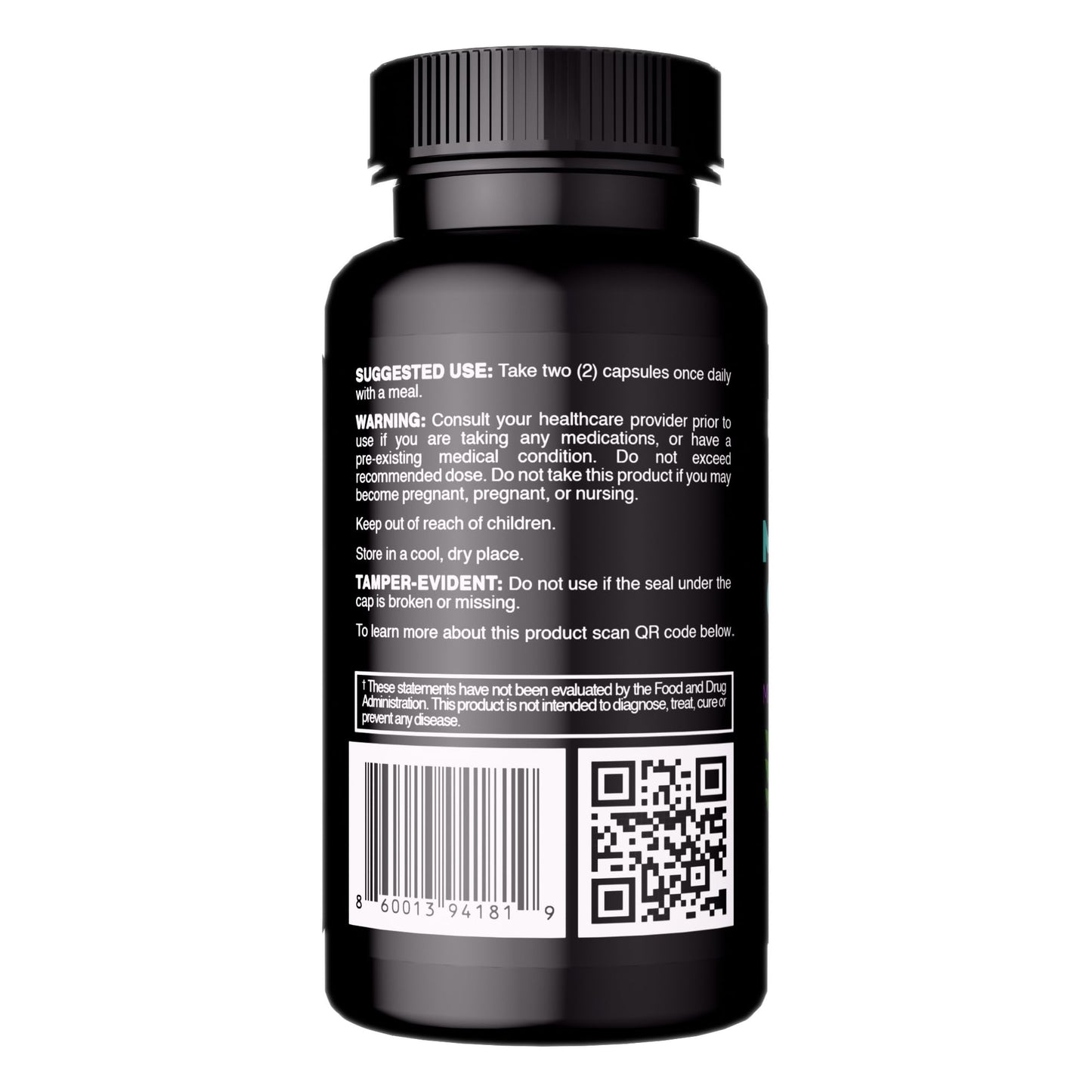 Beneplanta Magnesium Glycinate 200mg Chelated High Absorption Sleep Support Capsules, 60 Capsules