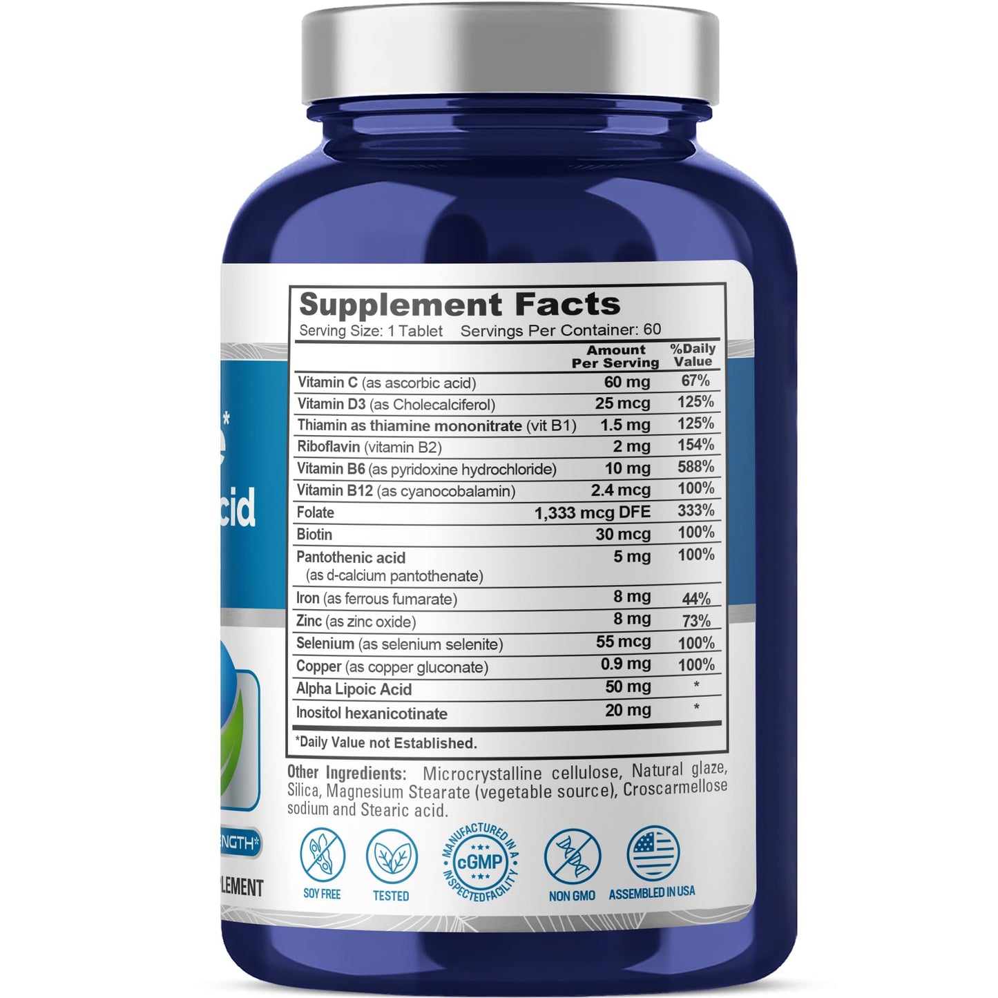 NusaPure Renal Balance Alpha Lipoic Acid 60 Tablets