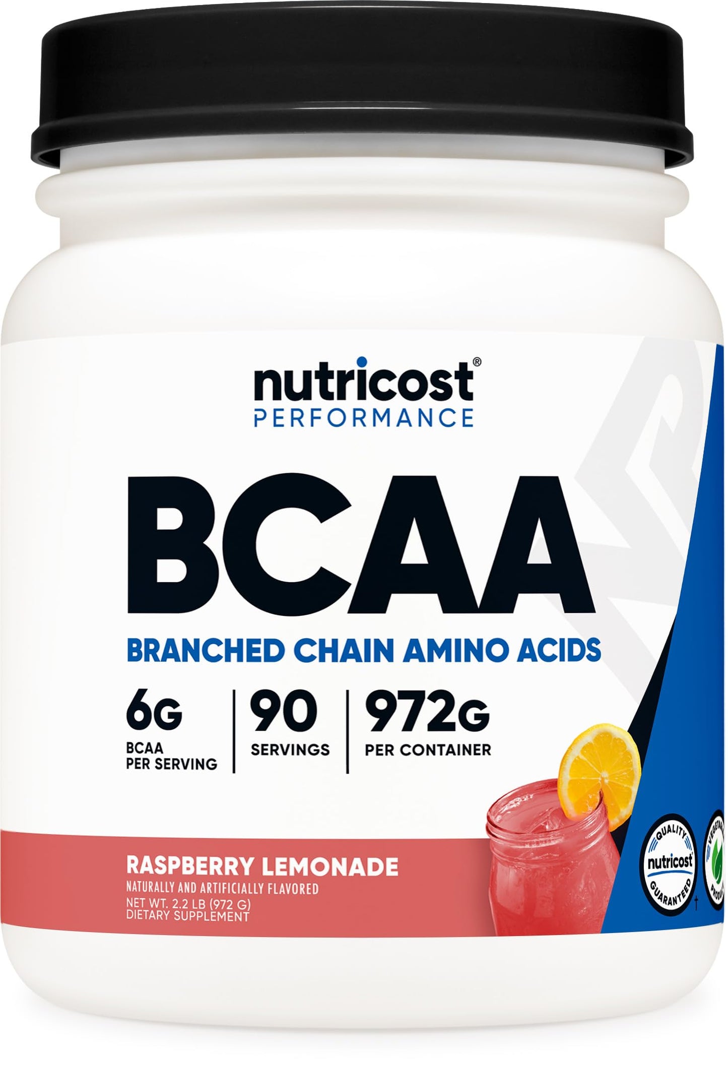 Nutricost BCAA Powder 2:1:1 Raspberry Lemonade, 35.4 oz