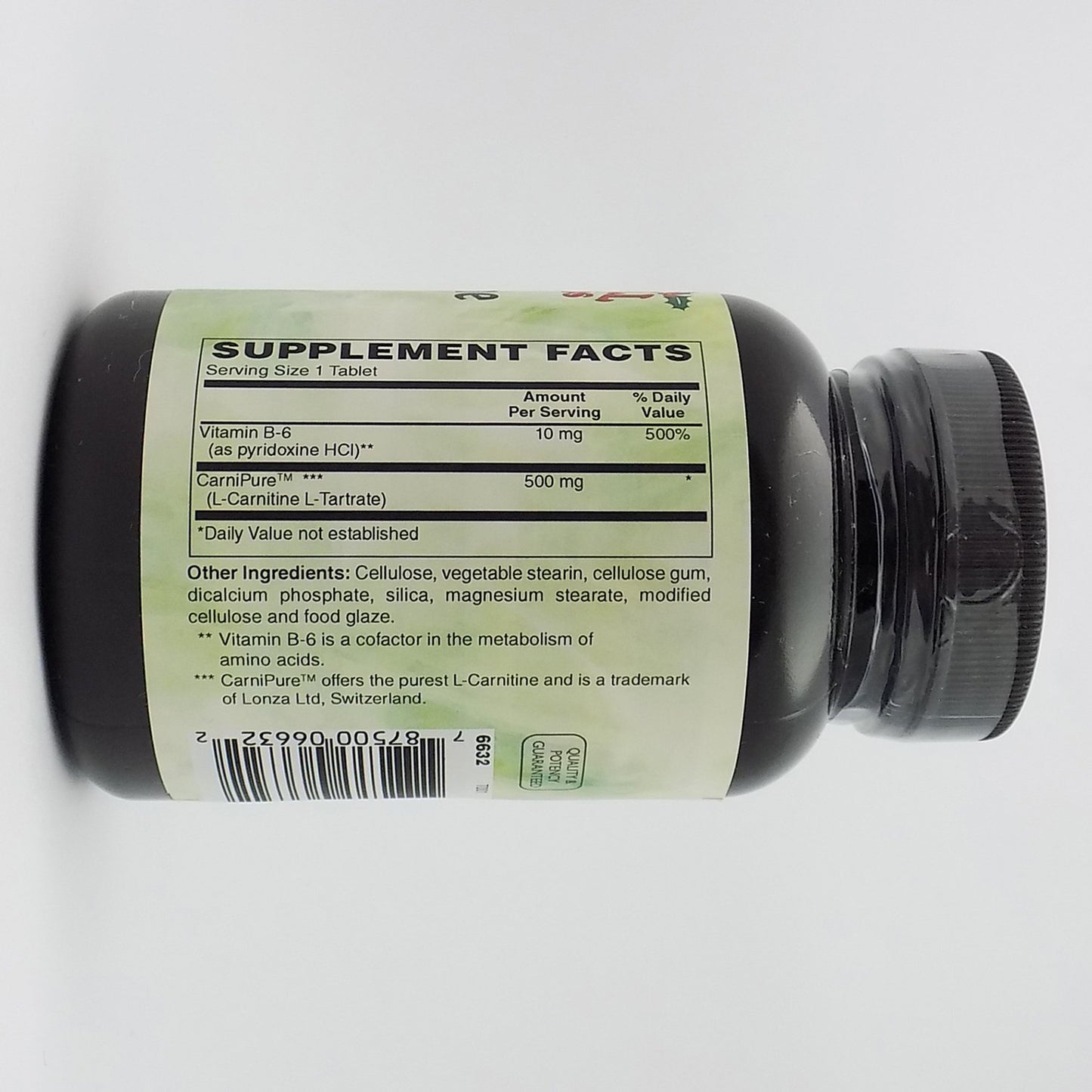 Holly Hill Health Foods L-Carnitine 500 mg Tablet, 60 Tablets