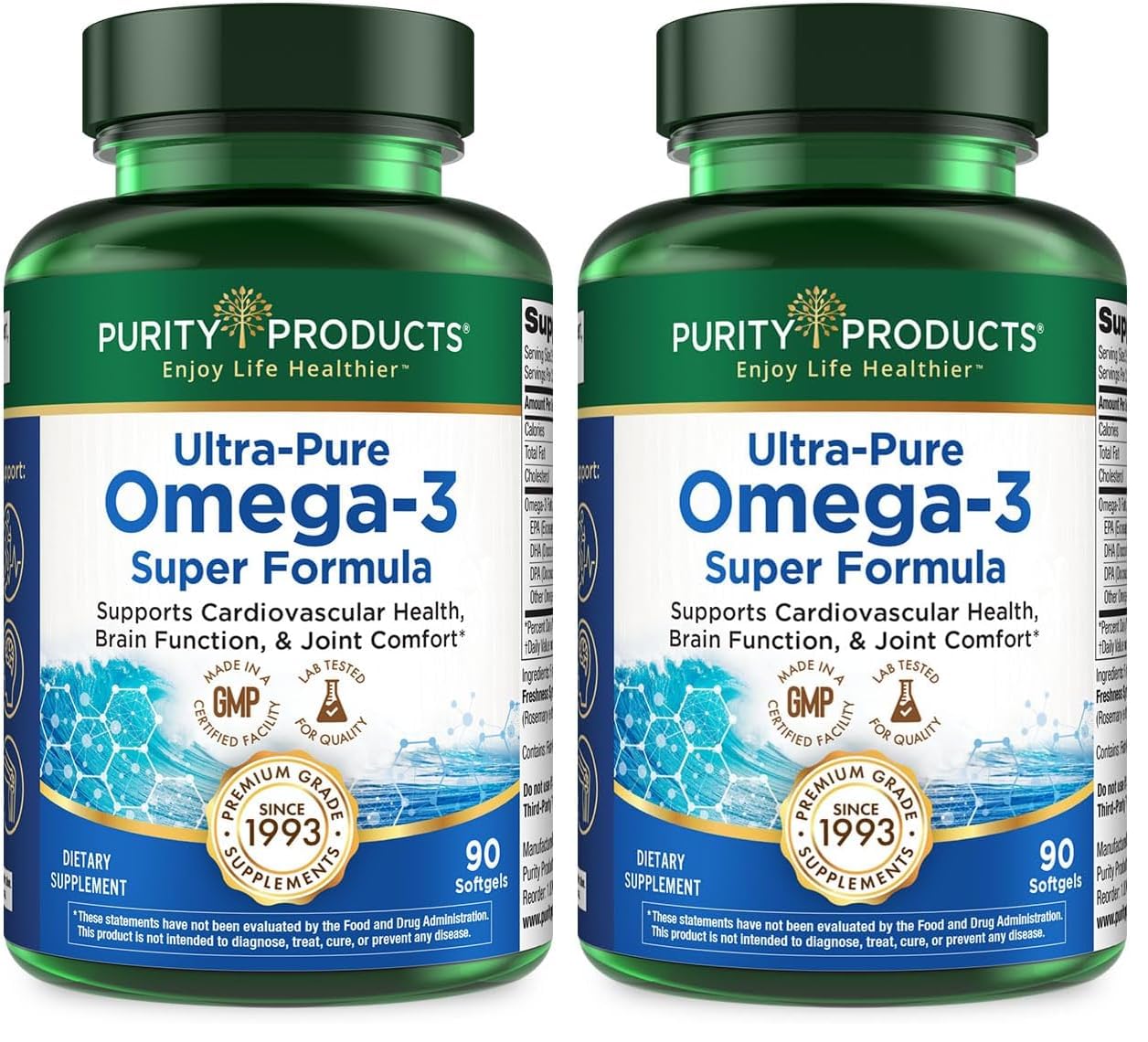 Purity Products Ultra Pure Omega 3 Super Formula 180 Softgels