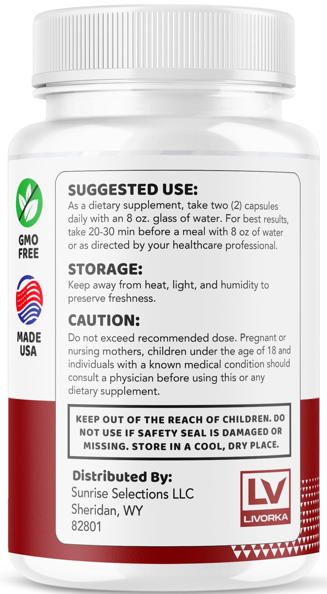 The Sunrise Brand Nerve Freedom Pro Capsules 60 Count