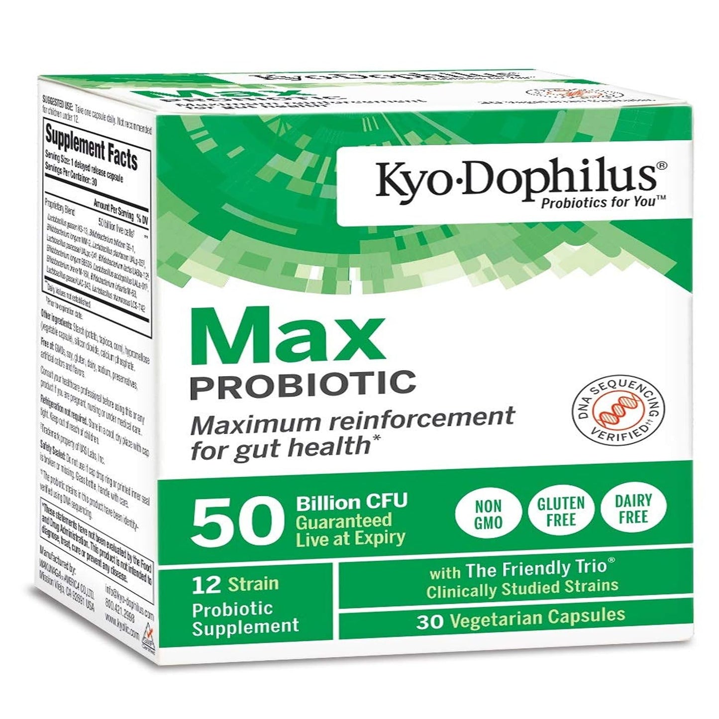 Kyo-Dophilus Max Probiotics Capsules 30 Count