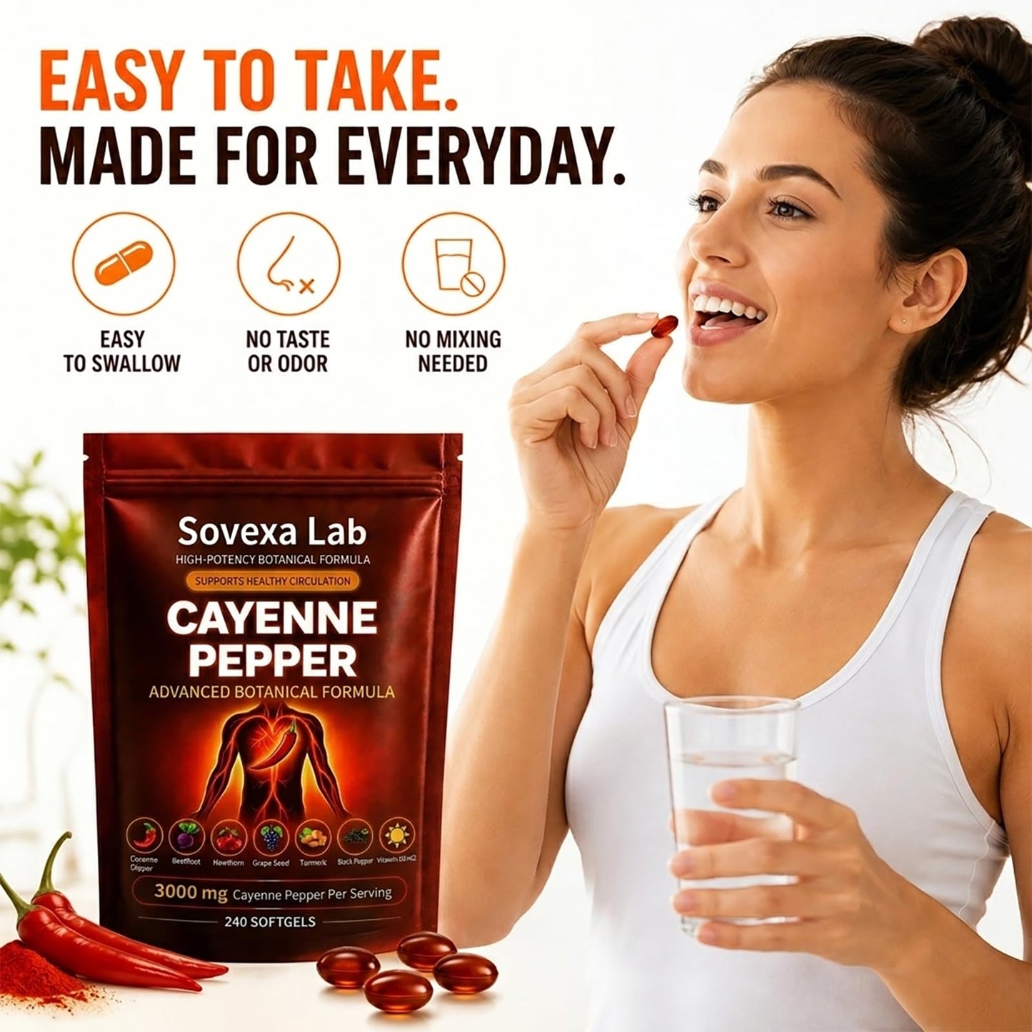 Sovexa Lab Cayenne Pepper Capsule 240 Capsules