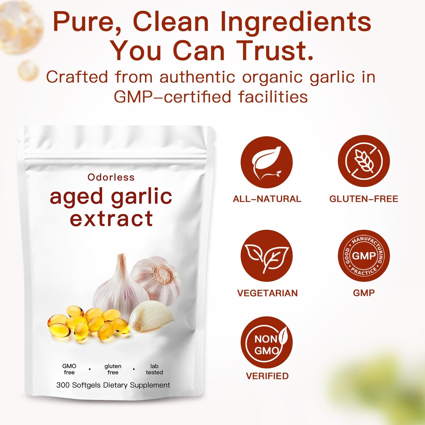 YATIME Aged Garlic Extract Softgels 300