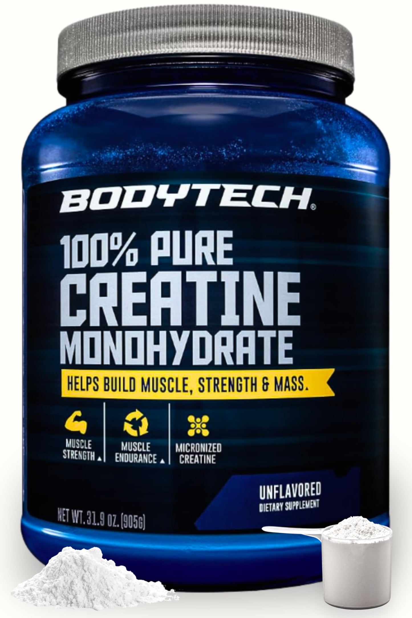 BodyTech Creatine Monohydrate Powder, 181 Servings